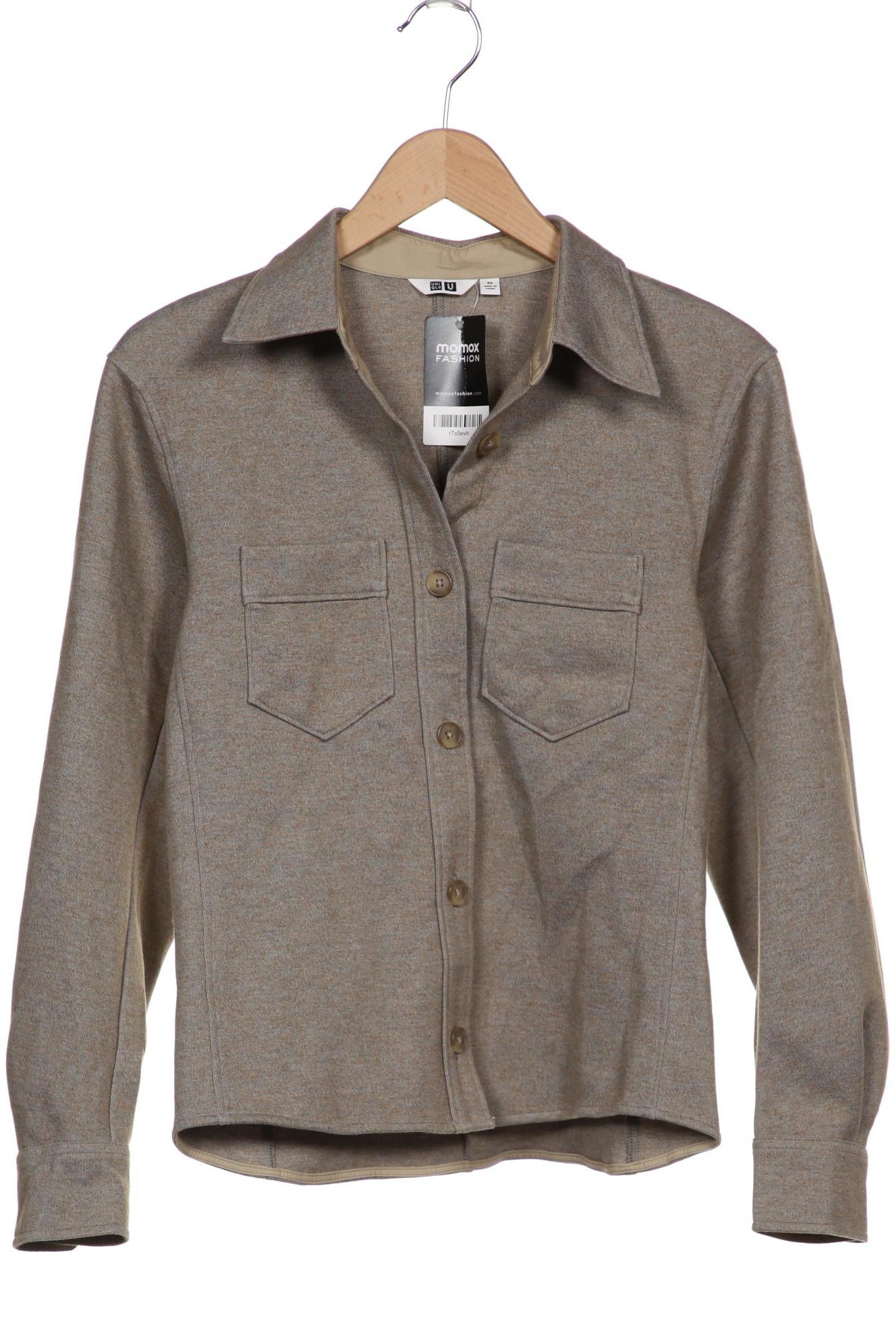 

uniqlo Damen Jacke, grau, Gr. 34