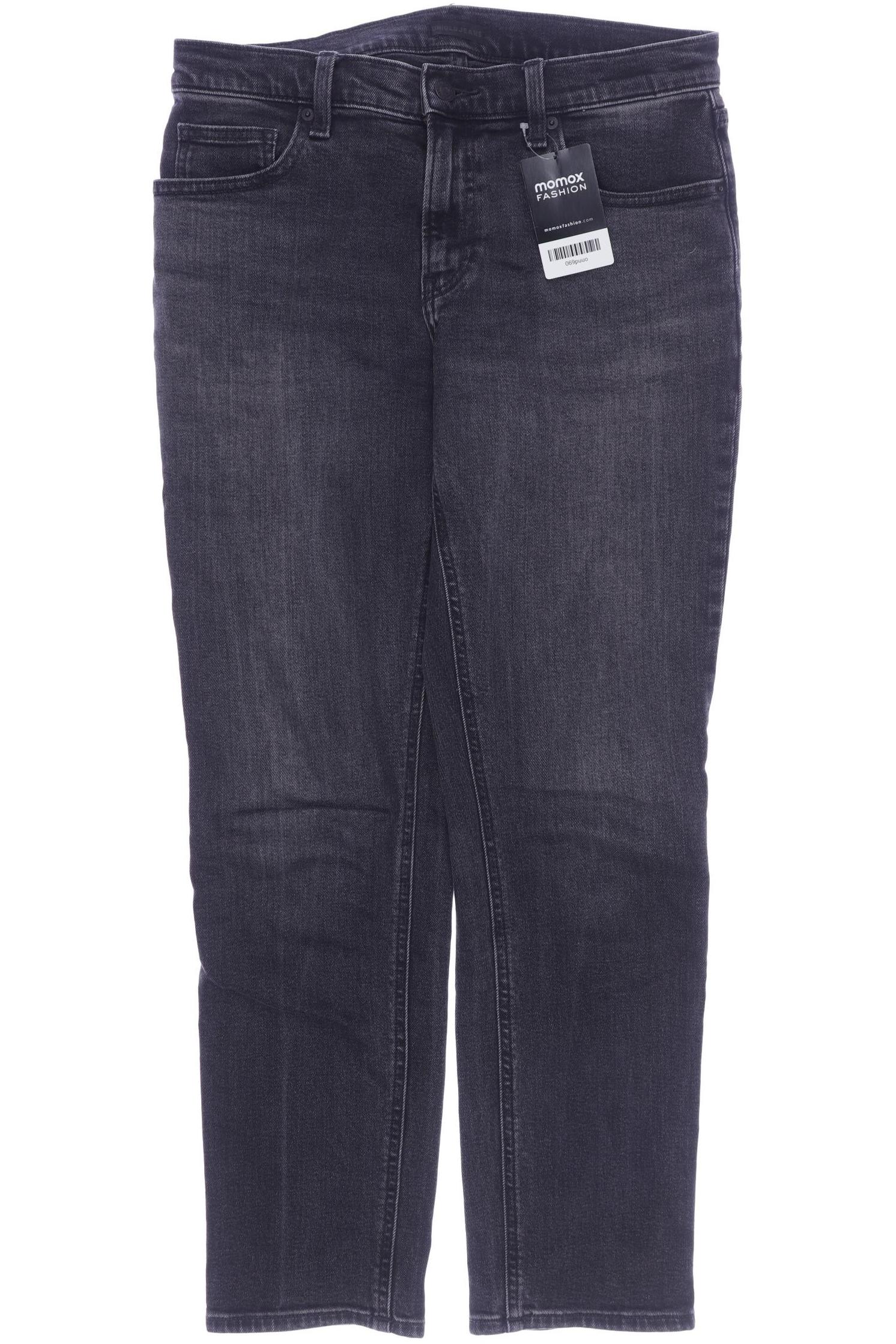 

uniqlo Damen Jeans, schwarz