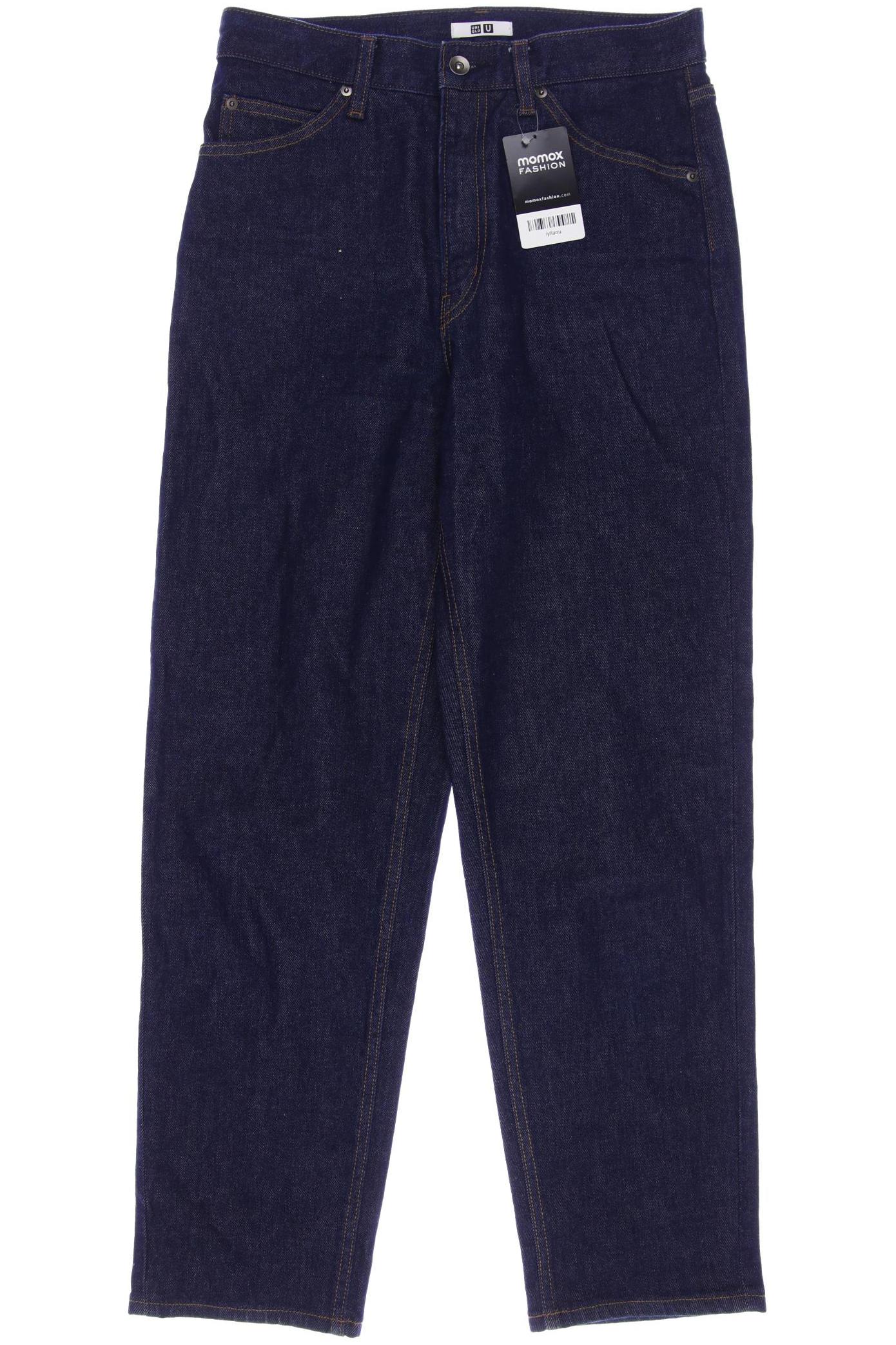 

uniqlo Damen Jeans, marineblau