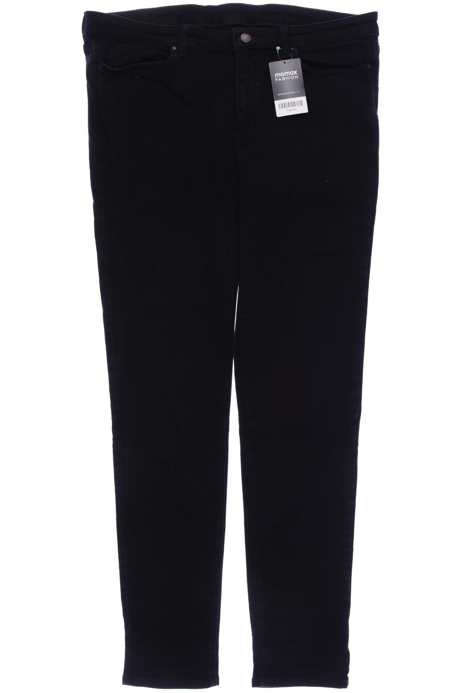 

uniqlo Damen Jeans, schwarz, Gr. 50