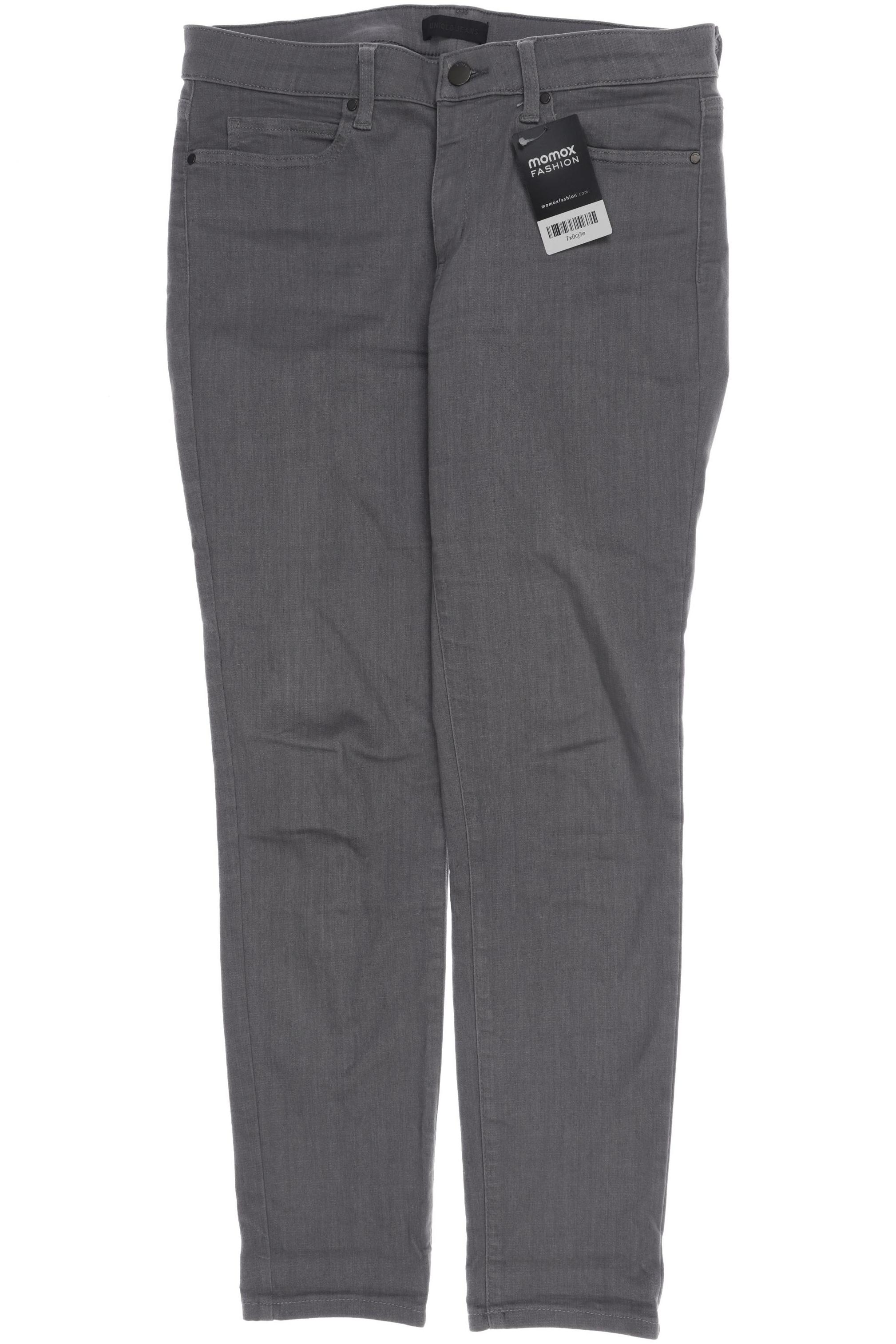 

uniqlo Damen Jeans, grau
