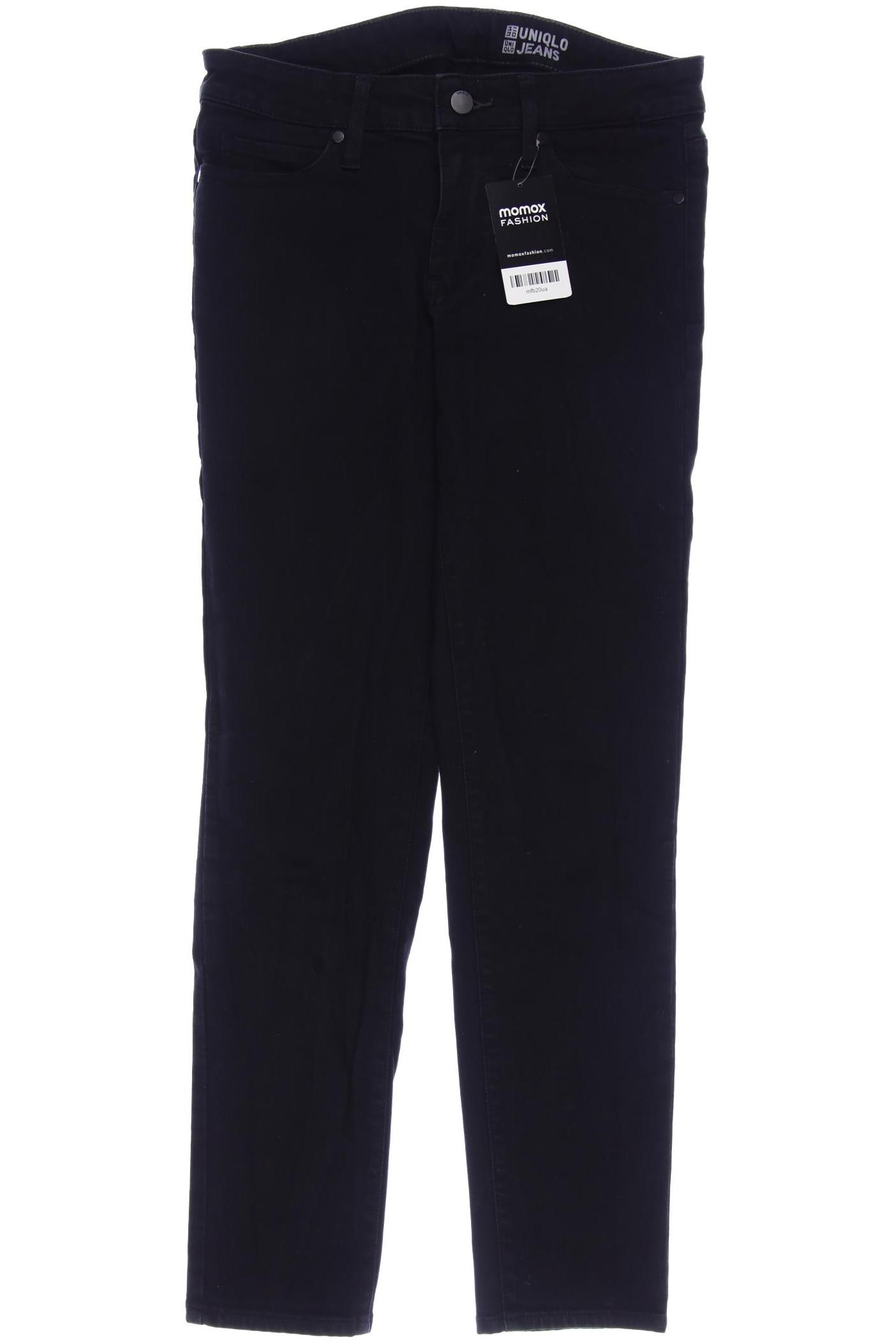 

uniqlo Damen Jeans, schwarz