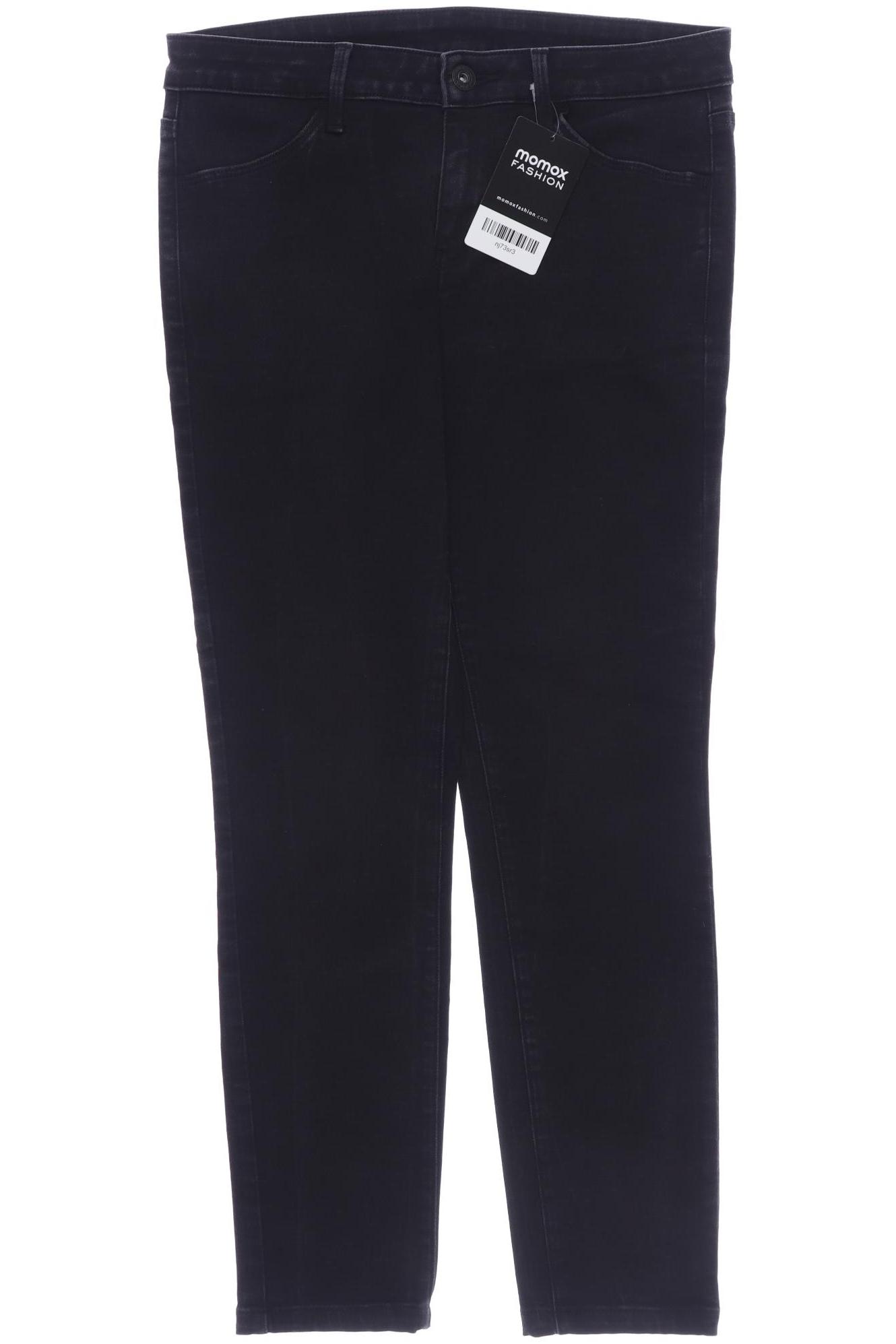 

uniqlo Damen Jeans, schwarz