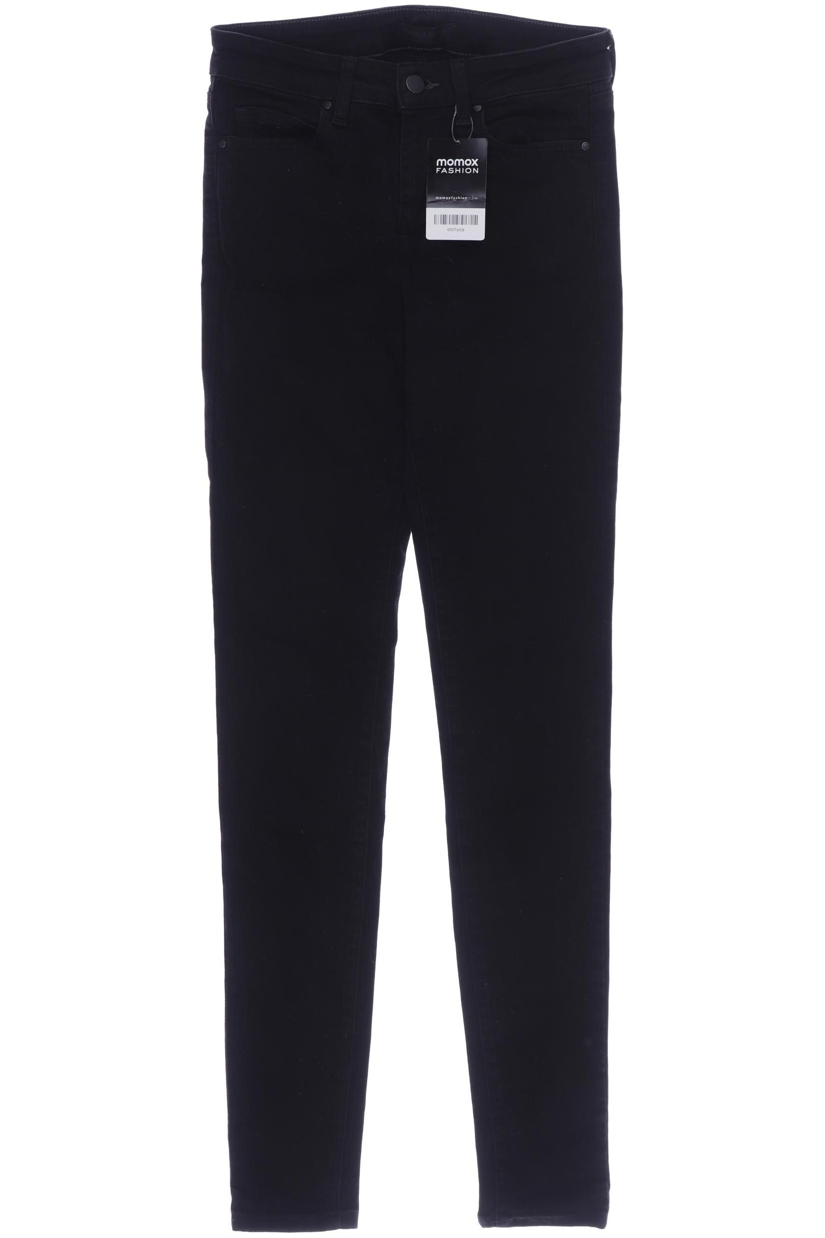 

uniqlo Damen Jeans, schwarz, Gr. 25