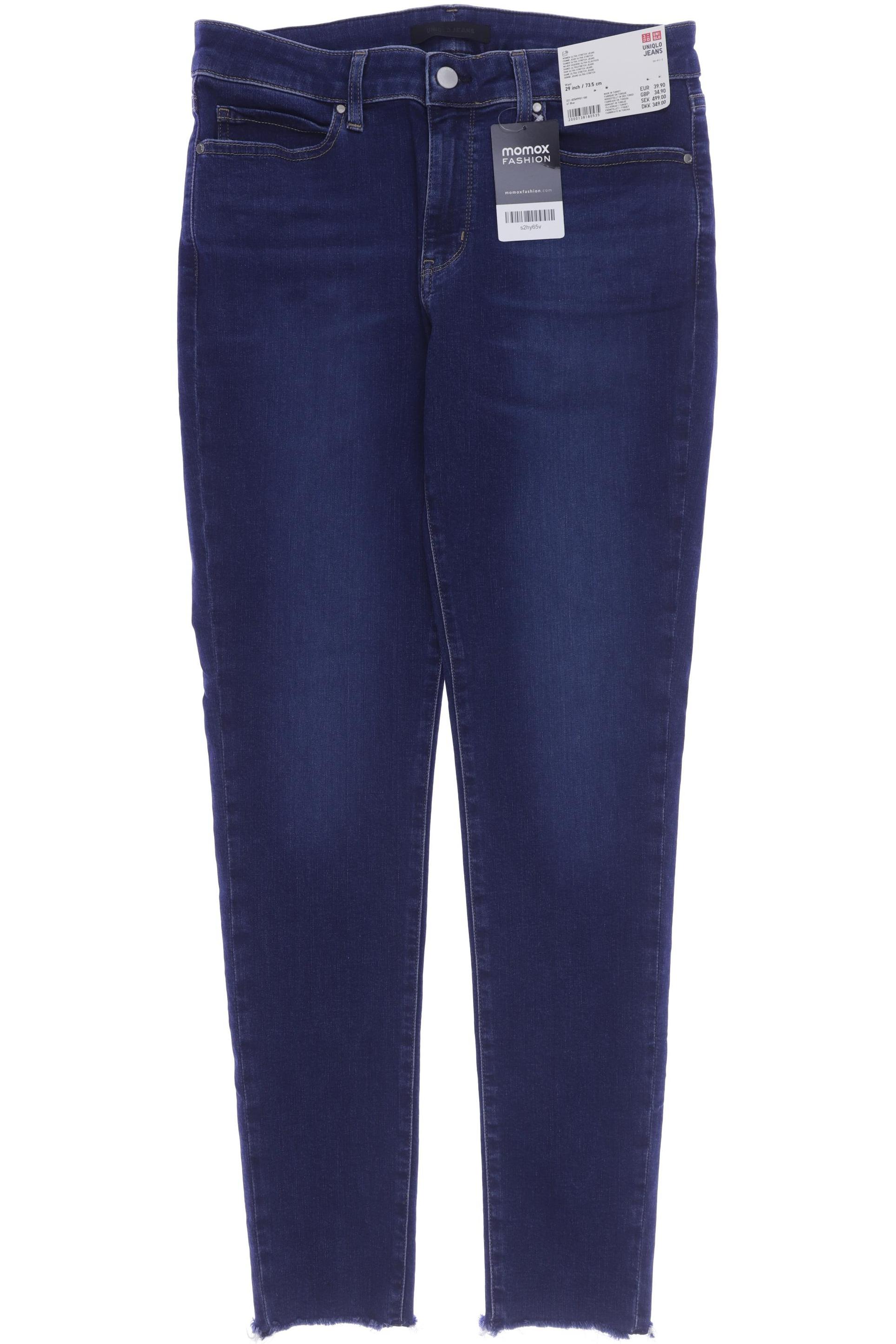 

uniqlo Damen Jeans, marineblau, Gr. 40