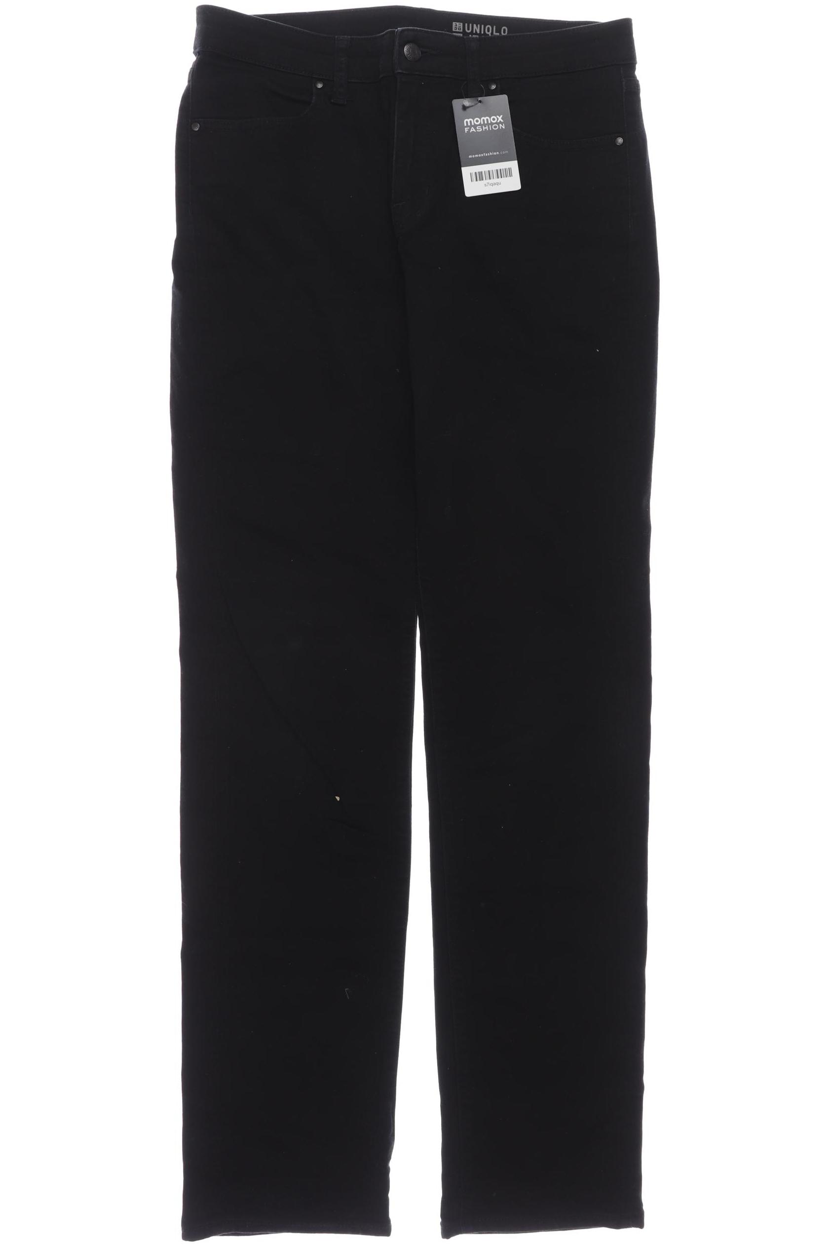 

uniqlo Damen Jeans, schwarz