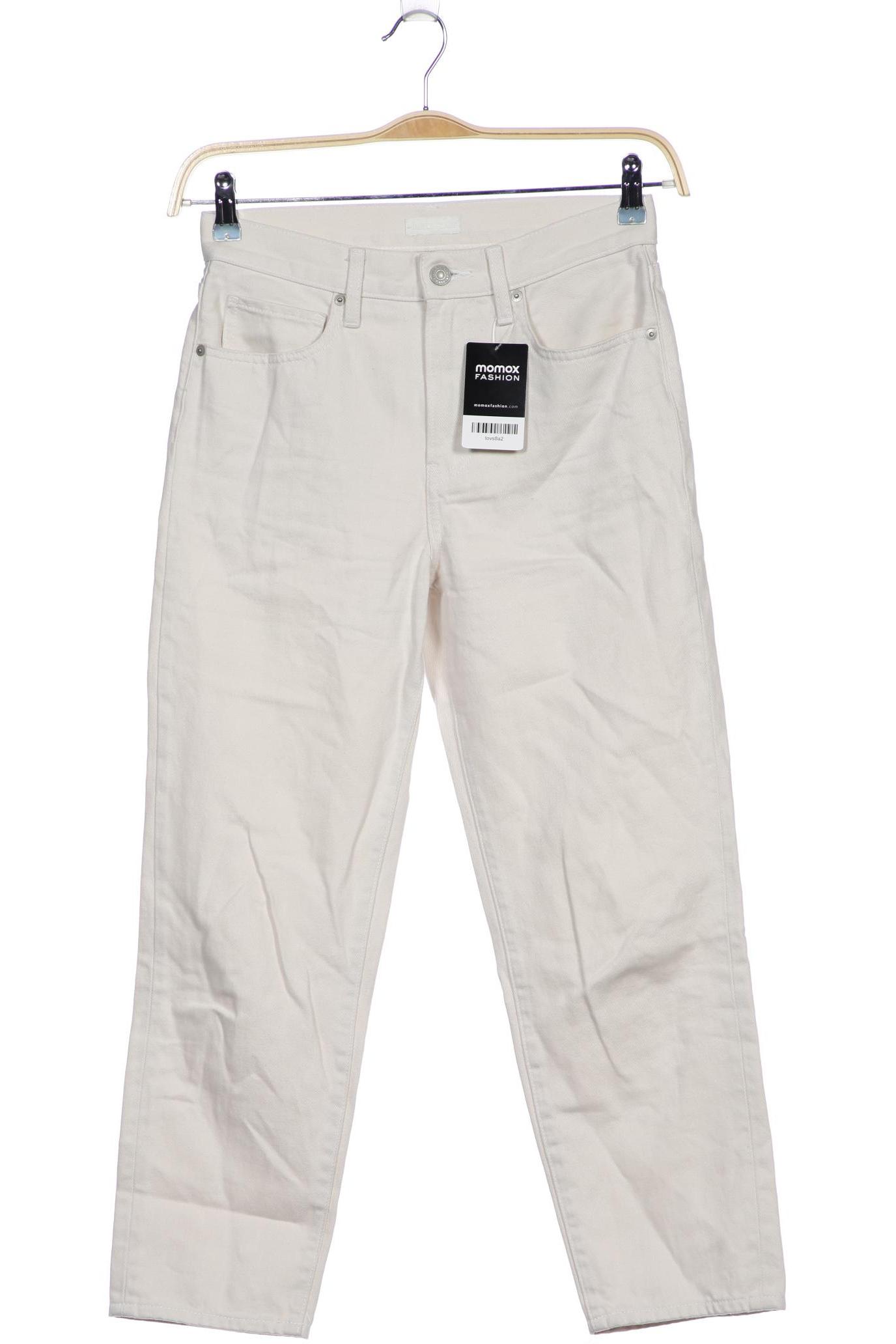 

uniqlo Damen Jeans, cremeweiß