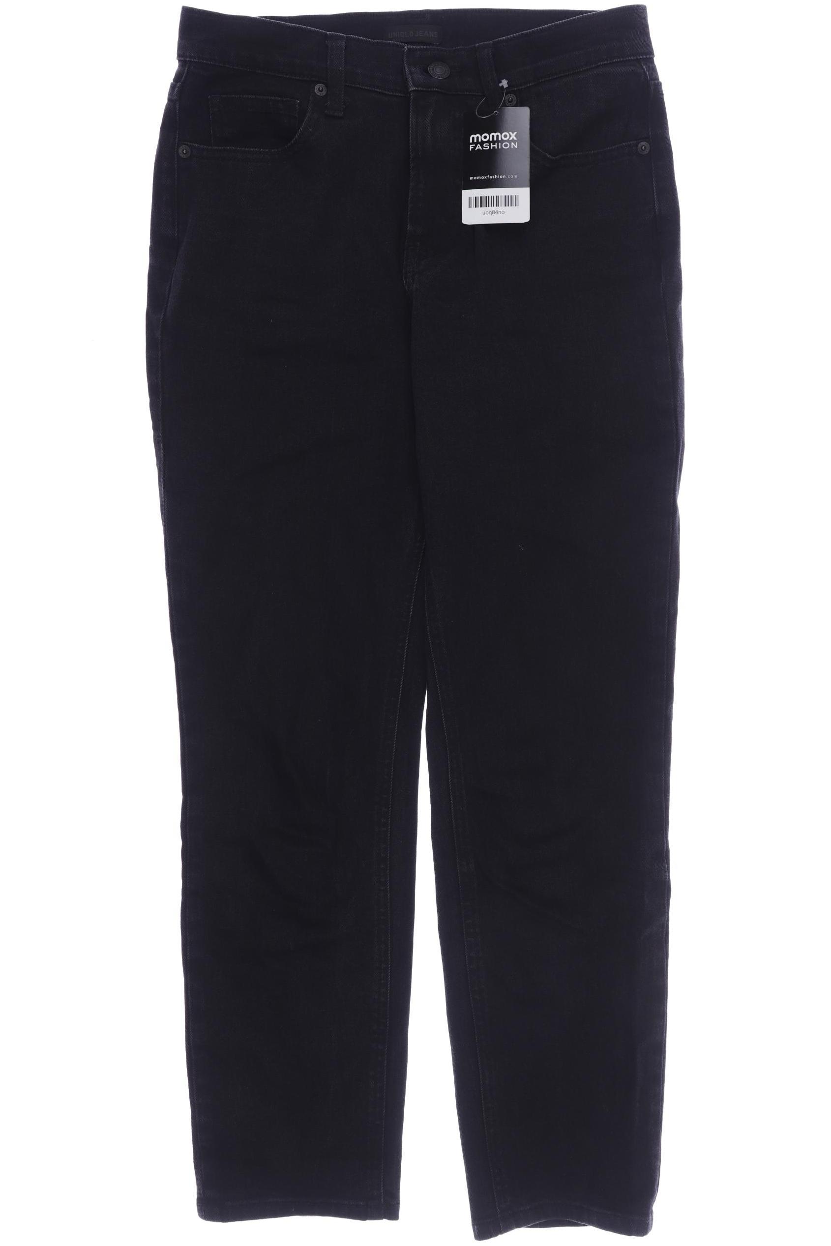 

uniqlo Damen Jeans, schwarz