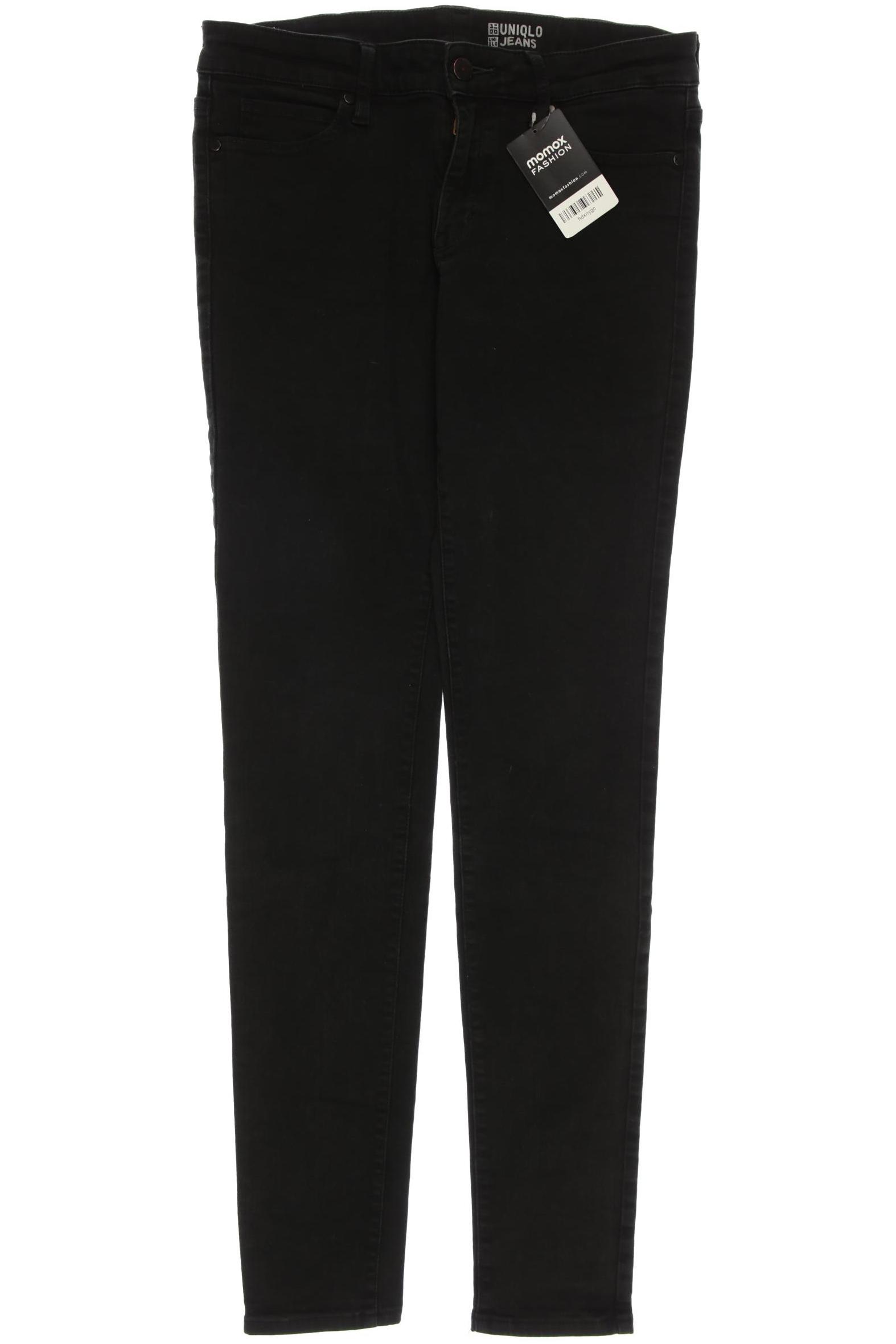 

uniqlo Damen Jeans, schwarz, Gr. 38