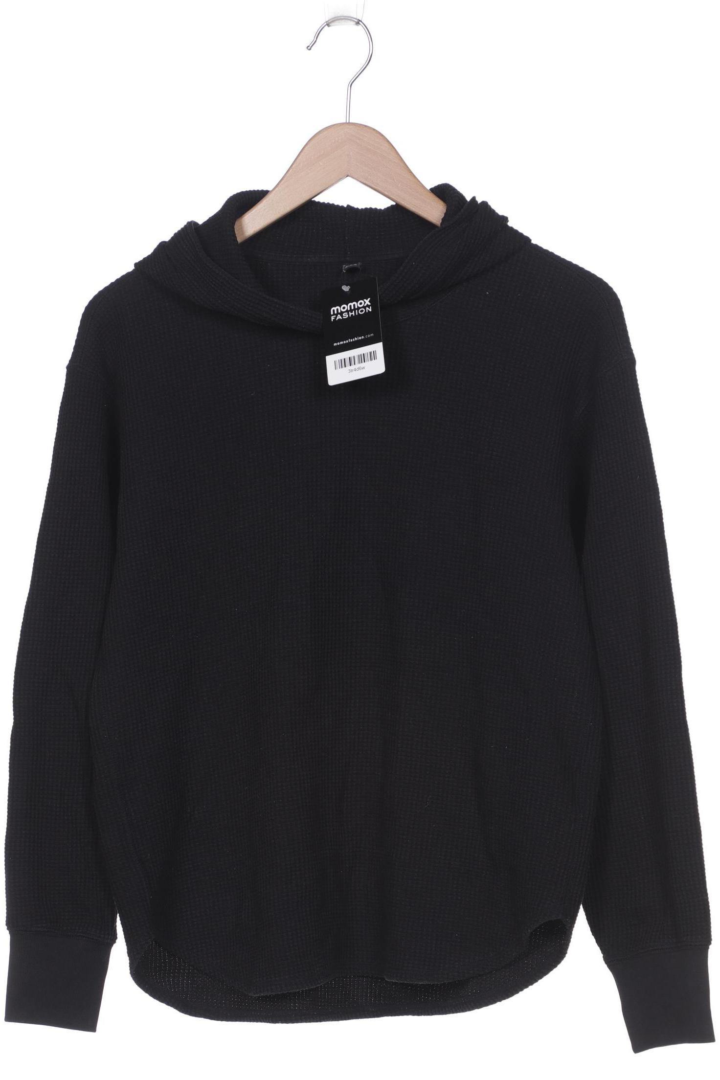 

uniqlo Damen Kapuzenpullover, schwarz