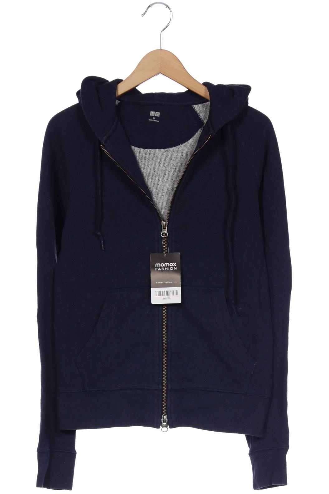 

uniqlo Damen Kapuzenpullover, blau, Gr. 34
