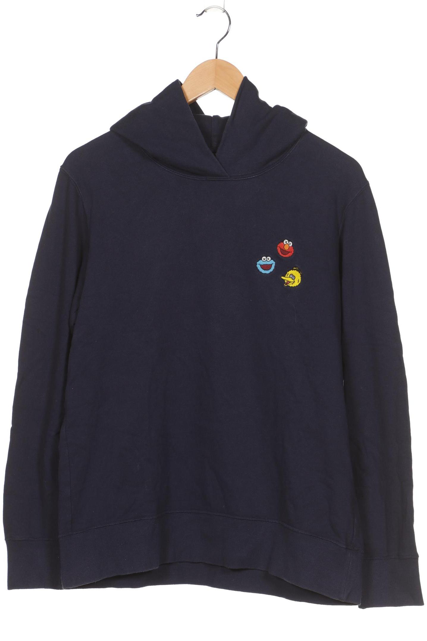 

uniqlo Damen Kapuzenpullover, blau, Gr. 42