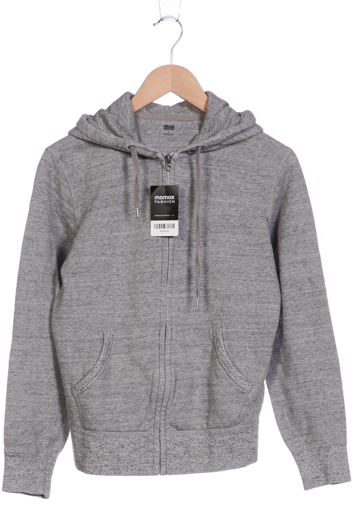 

uniqlo Damen Kapuzenpullover, grau