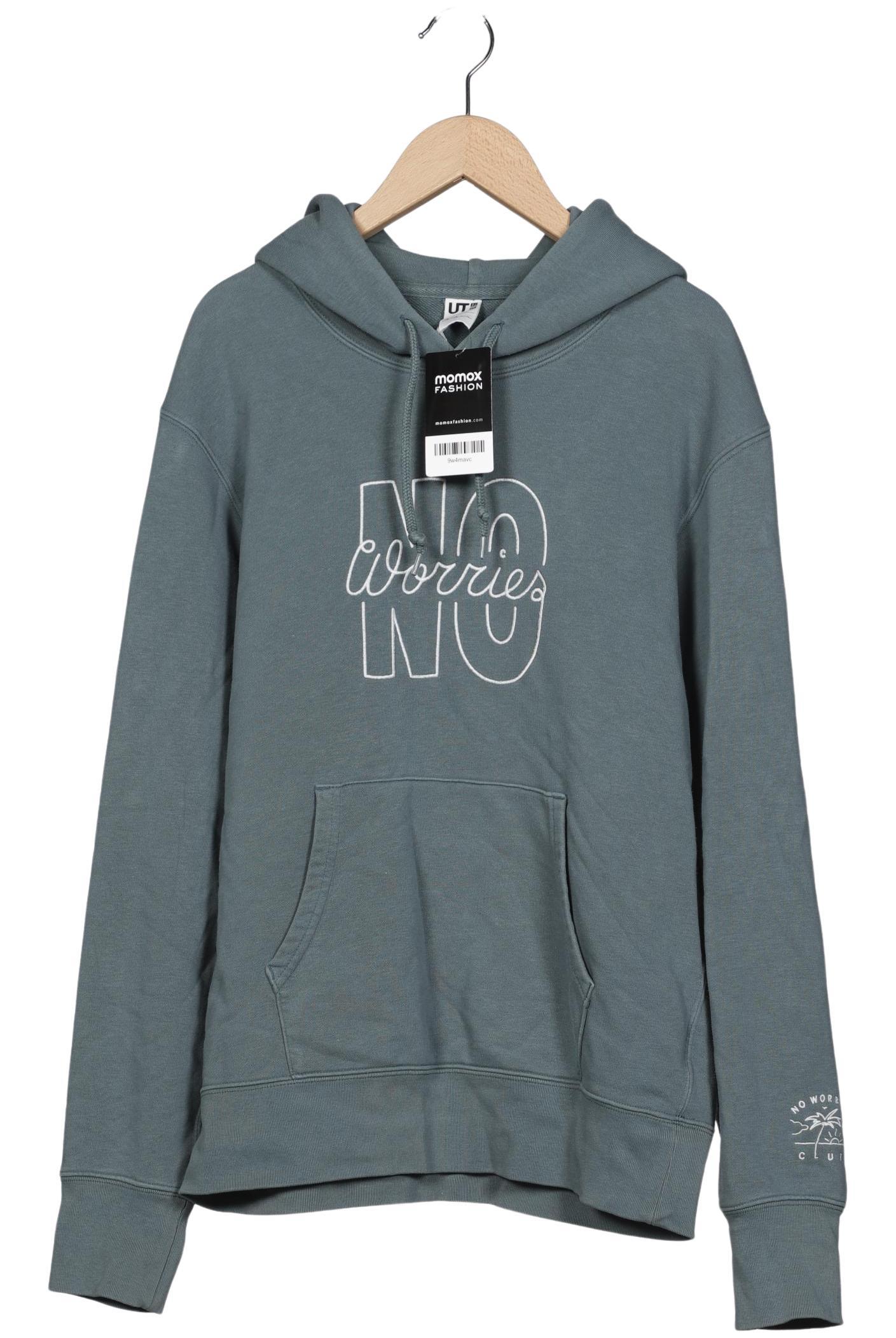 

uniqlo Damen Kapuzenpullover, türkis, Gr. 36