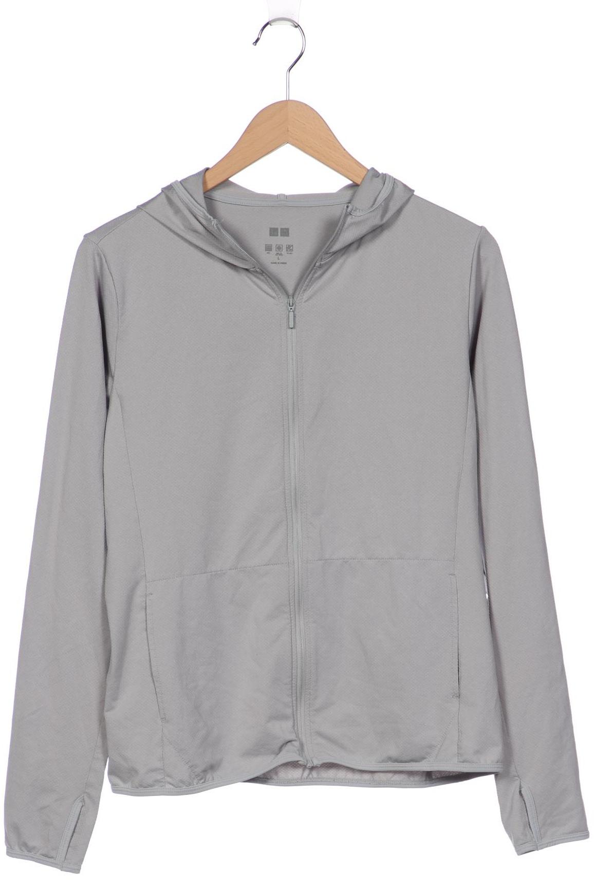 

uniqlo Damen Kapuzenpullover, grau
