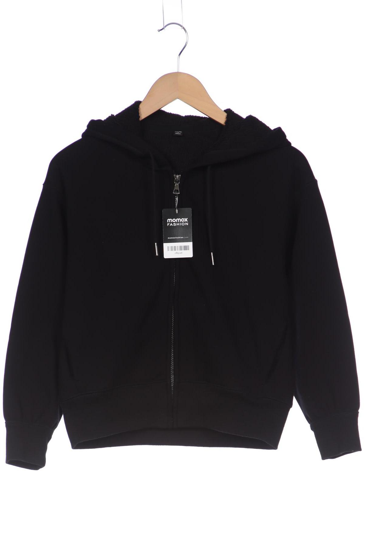 

uniqlo Damen Kapuzenpullover, schwarz