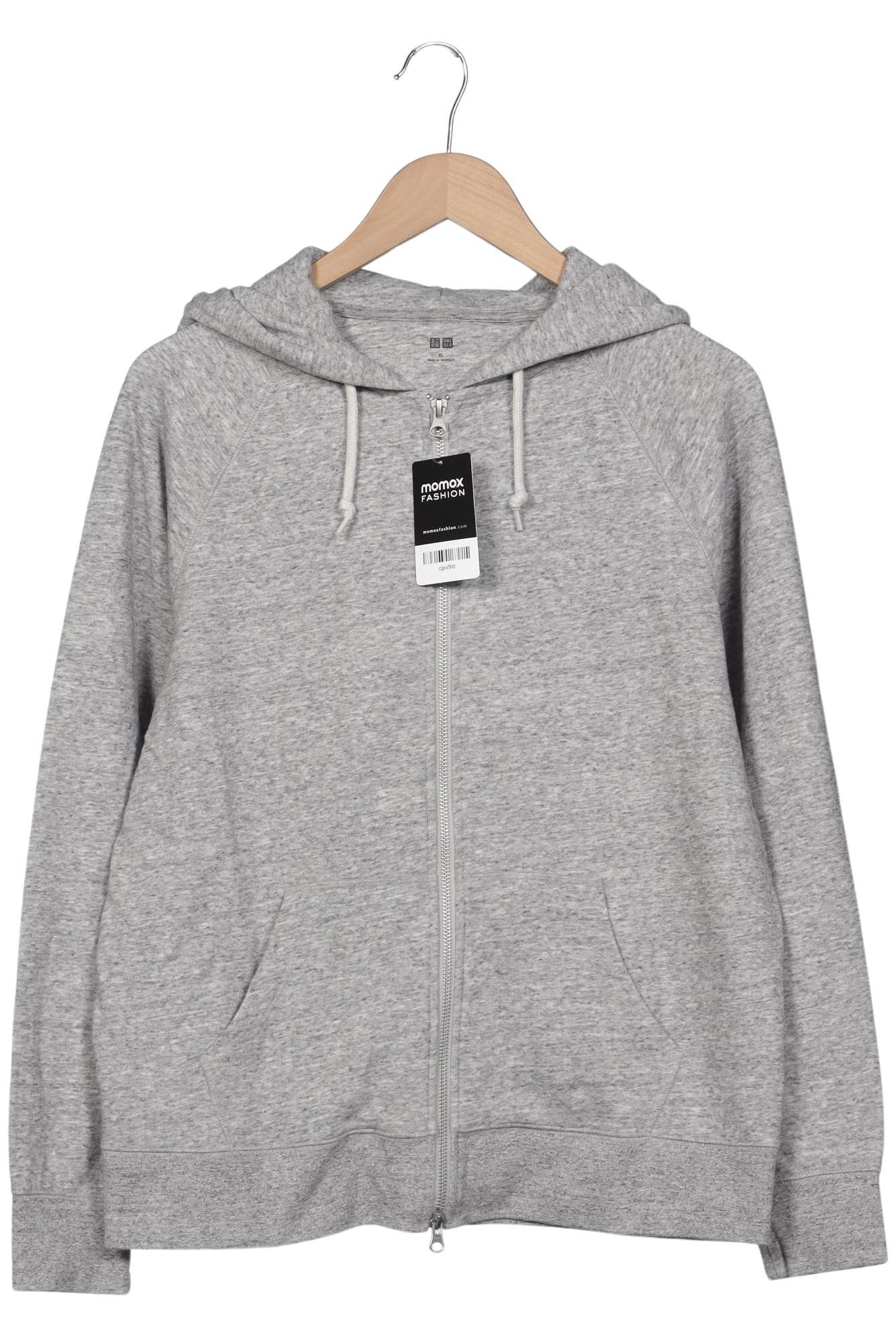 

uniqlo Damen Kapuzenpullover, grau, Gr. 44