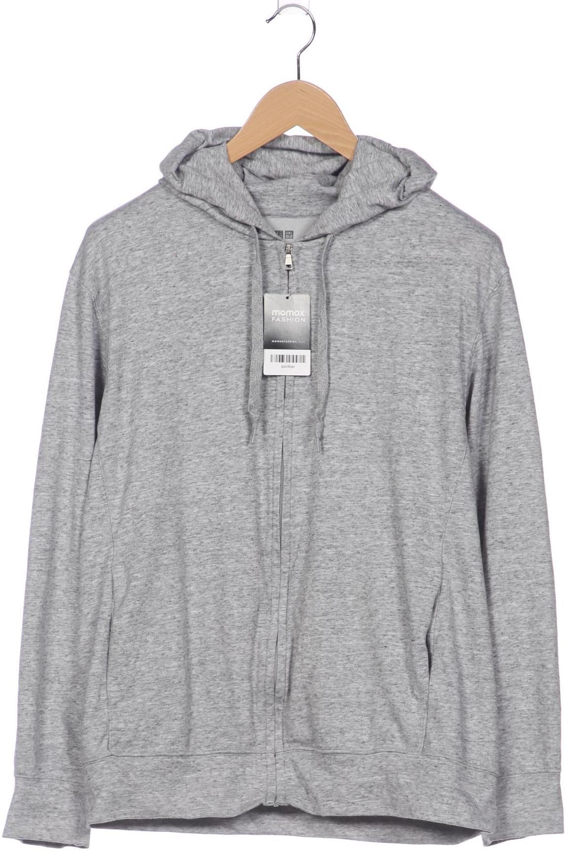 

uniqlo Damen Kapuzenpullover, grau, Gr. 44