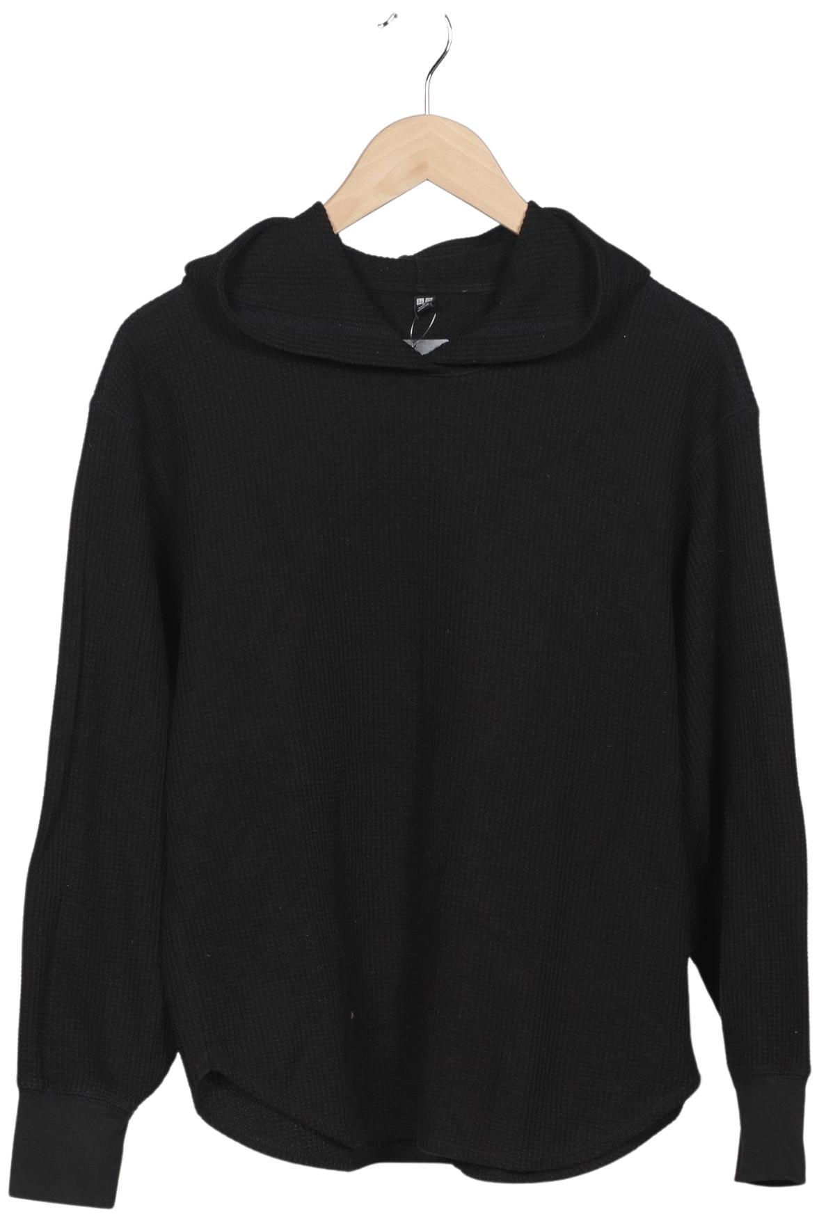 

uniqlo Damen Kapuzenpullover, schwarz, Gr. 38