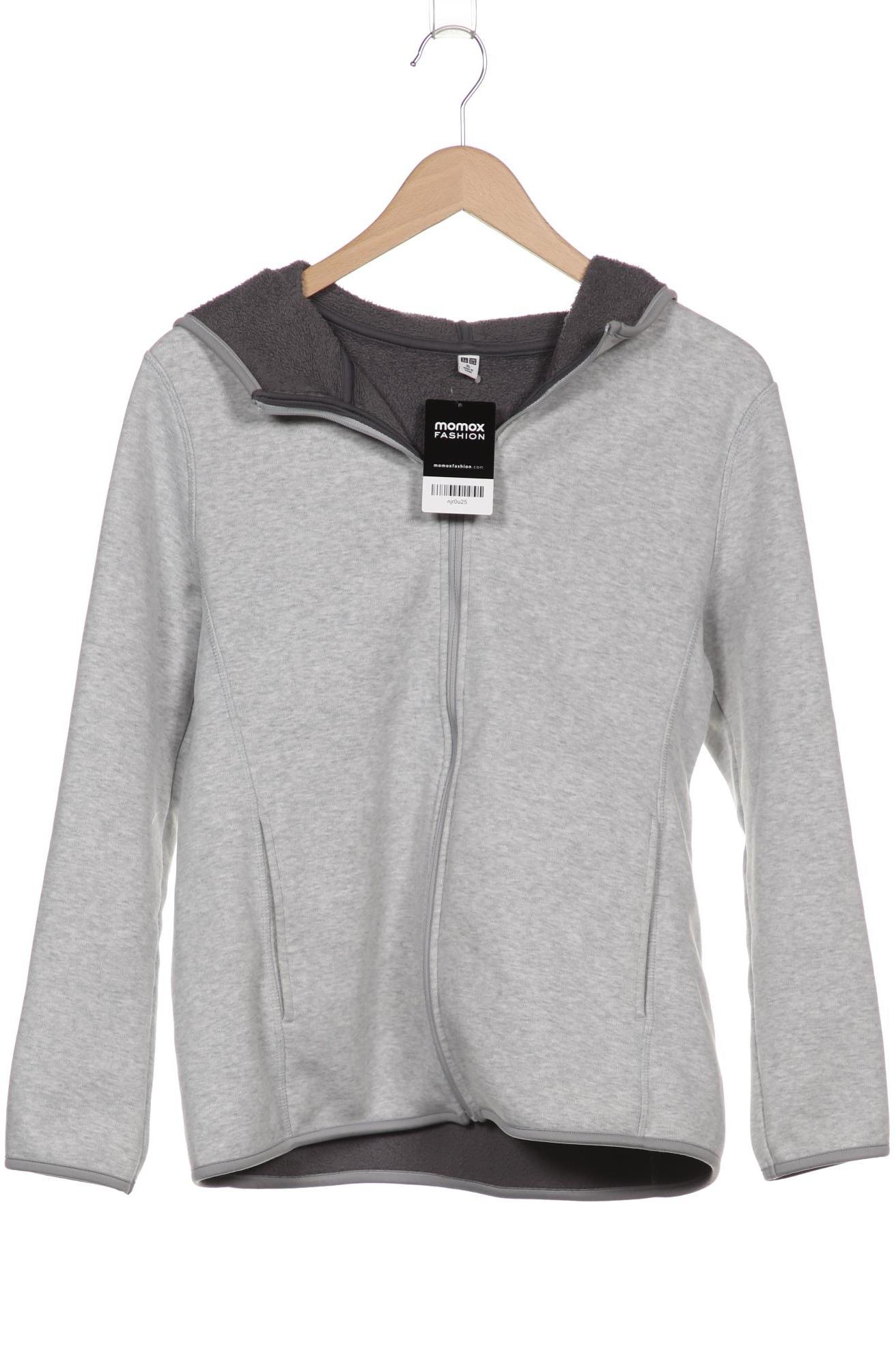 

uniqlo Damen Kapuzenpullover, grau