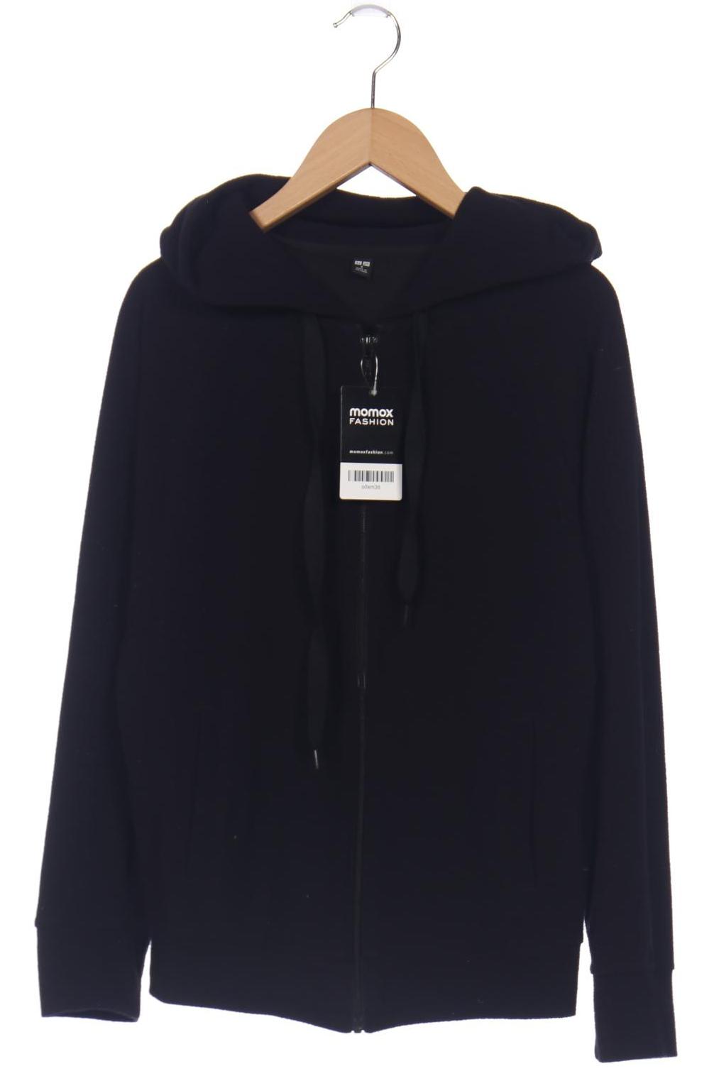 

uniqlo Damen Kapuzenpullover, schwarz