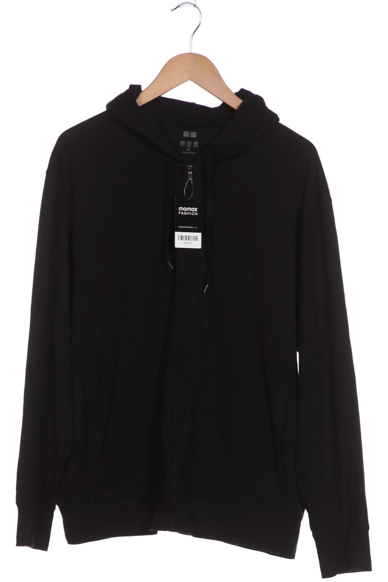 

uniqlo Damen Kapuzenpullover, schwarz