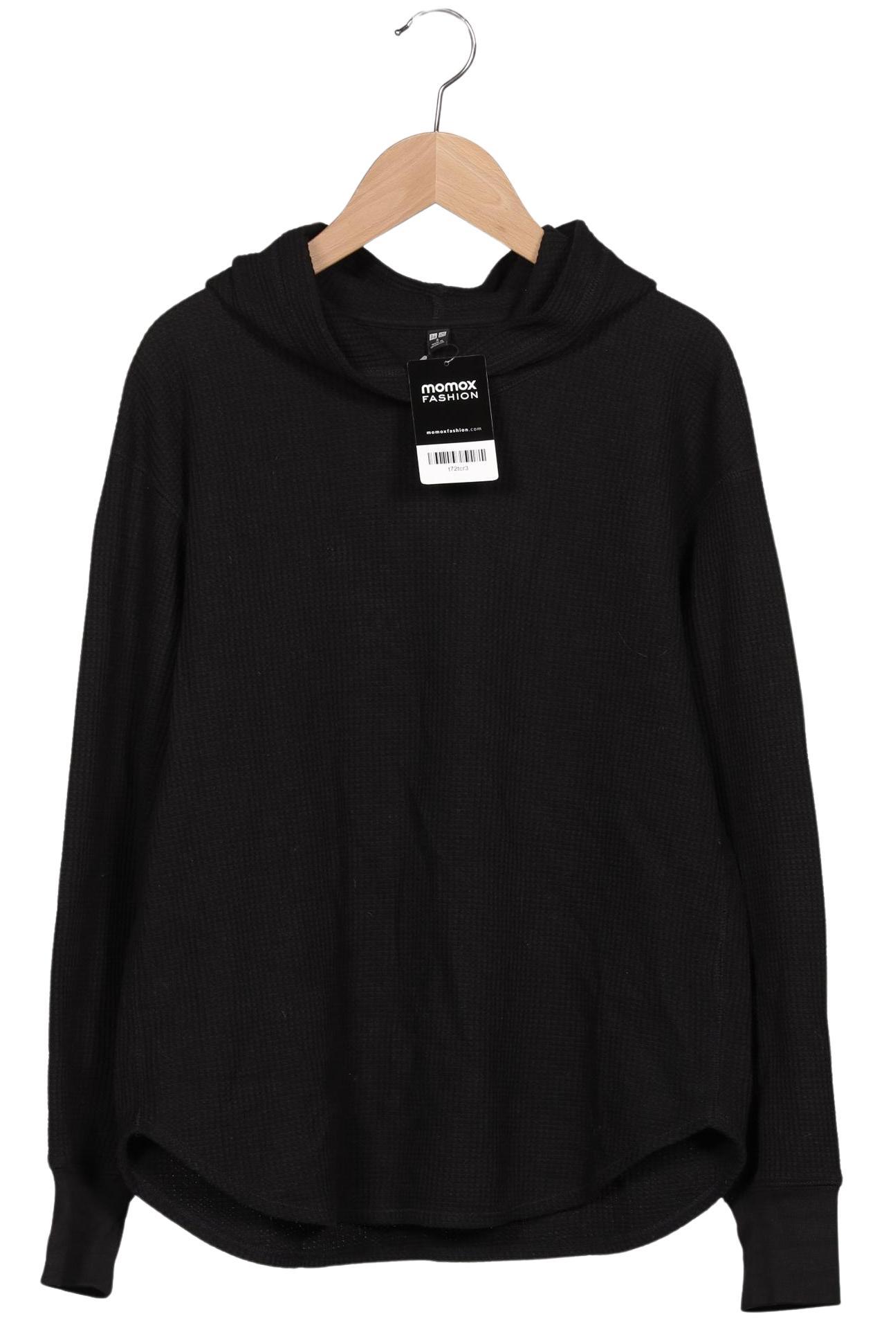 

uniqlo Damen Kapuzenpullover, schwarz, Gr. 36