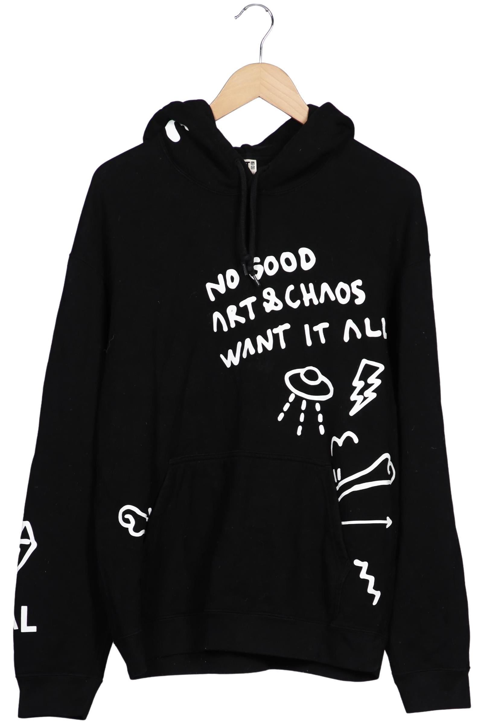 

uniqlo Damen Kapuzenpullover, schwarz, Gr. 38