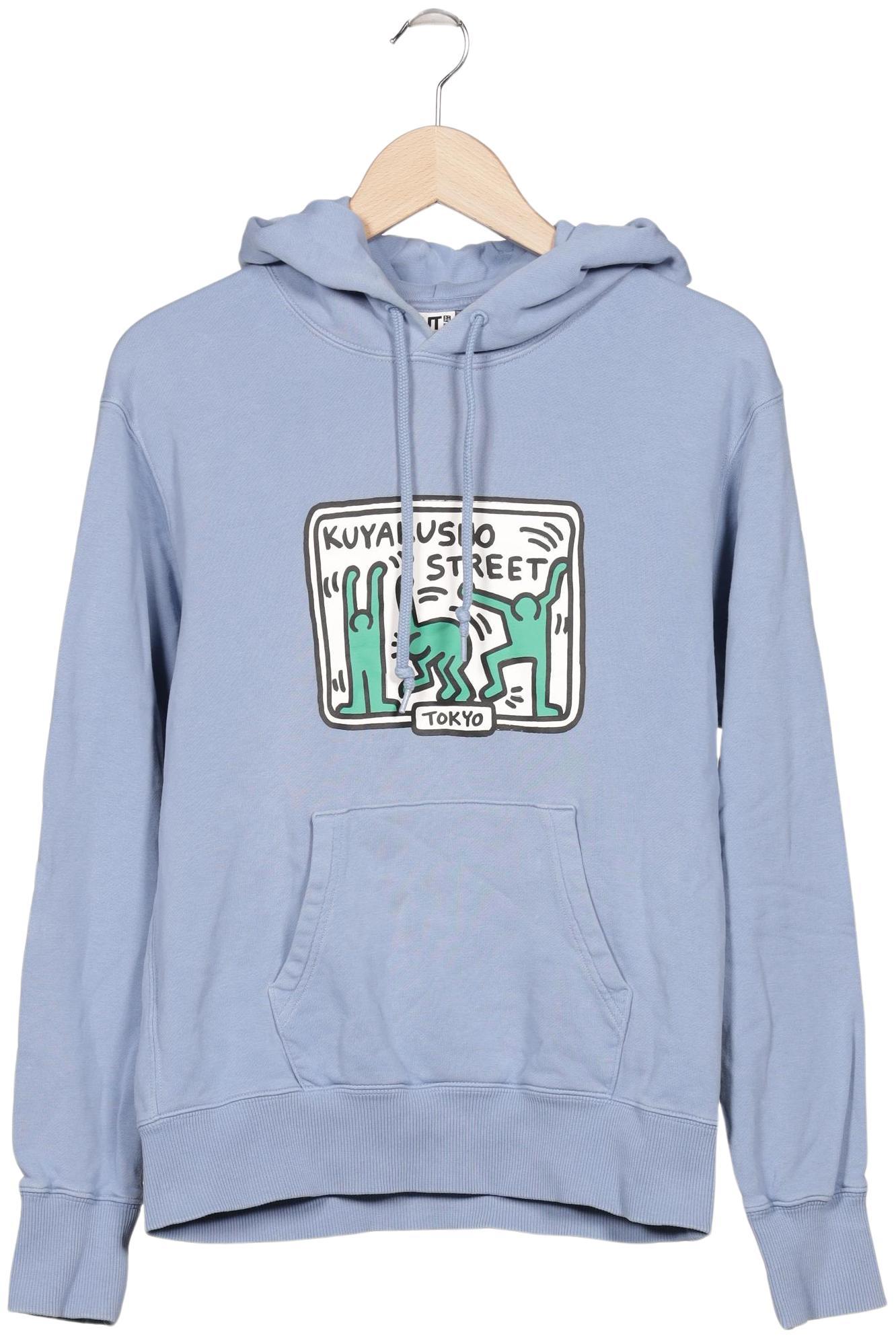 

uniqlo Damen Kapuzenpullover, hellblau, Gr. 34