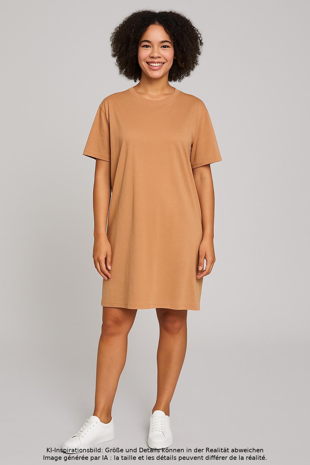 

uniqlo Damen Kleid, beige, Gr. 38