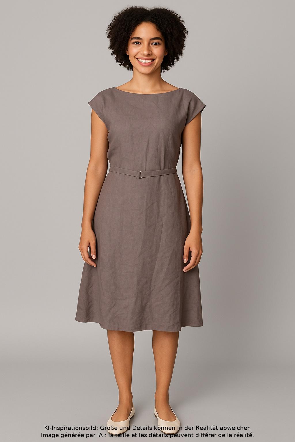 

uniqlo Damen Kleid, grau, Gr. 36