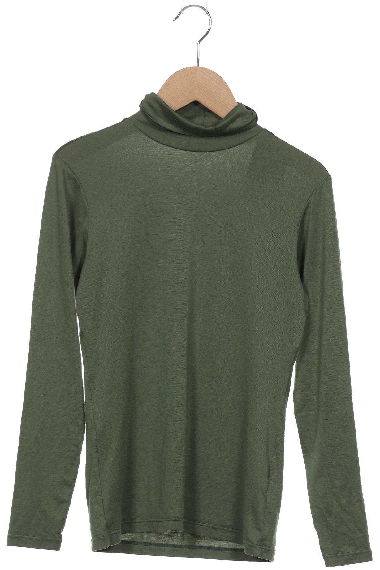 

uniqlo Damen Langarmshirt, grün, Gr. 34