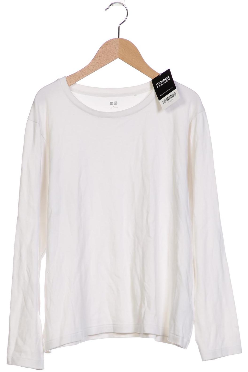 

uniqlo Damen Langarmshirt, weiß, Gr. 44
