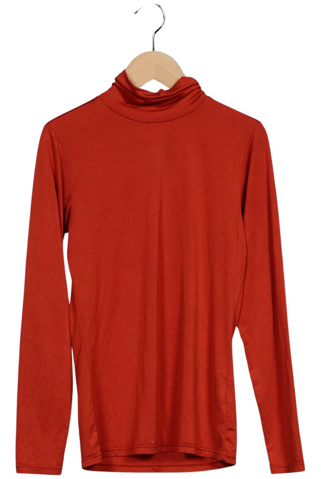 

uniqlo Damen Langarmshirt, rot, Gr. 36