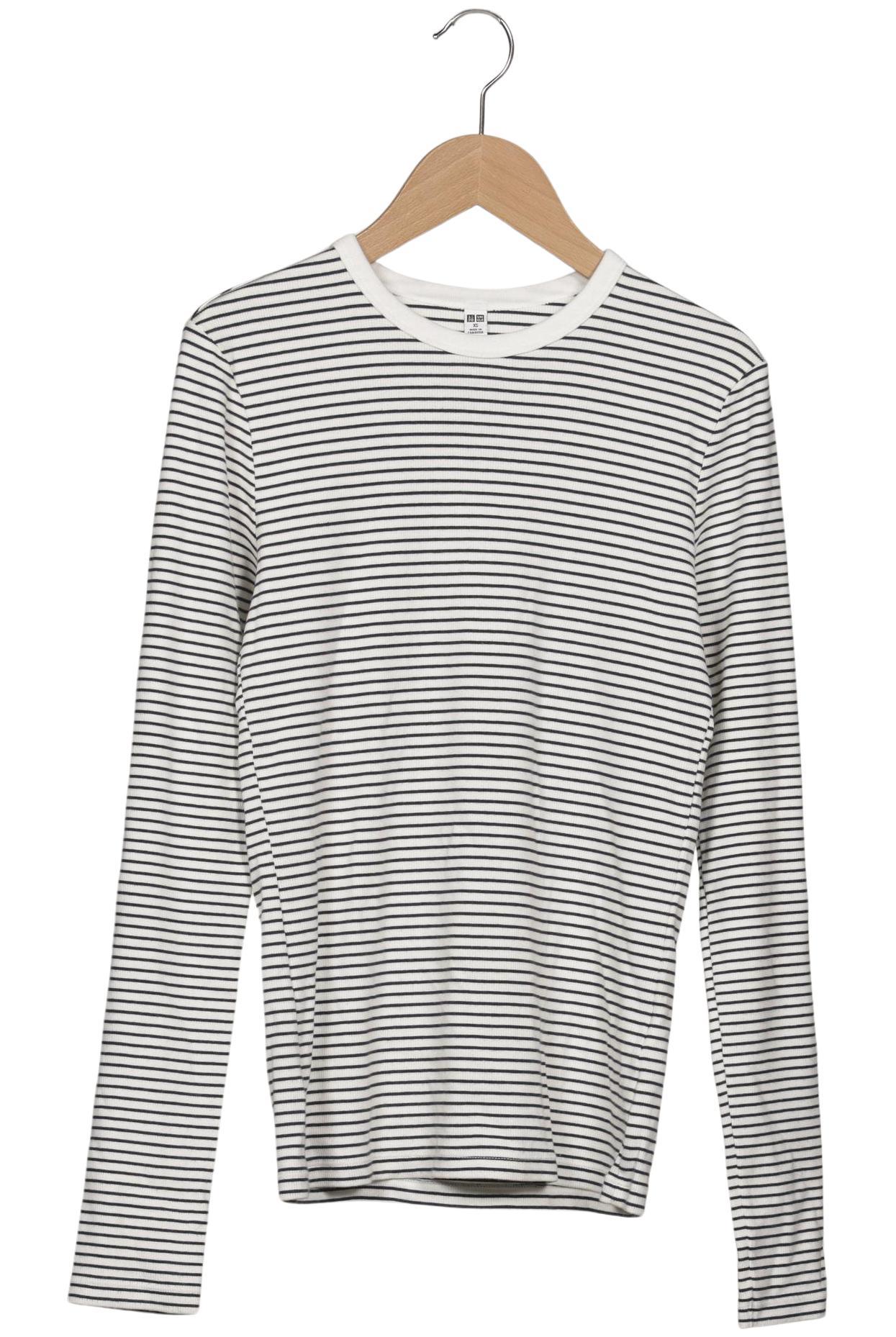 

uniqlo Damen Langarmshirt, mehrfarbig, Gr. 34