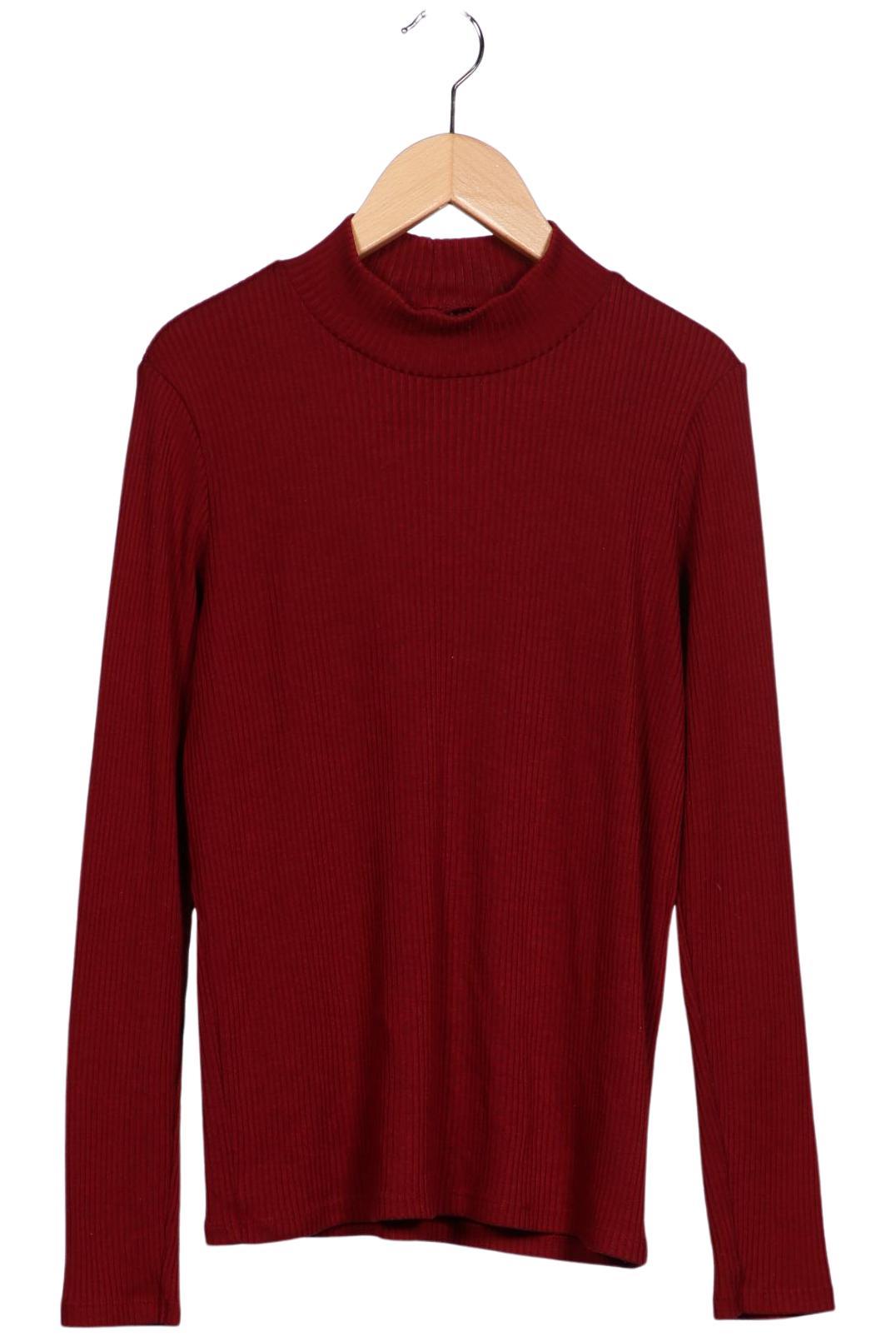 

uniqlo Damen Langarmshirt, rot, Gr. 38