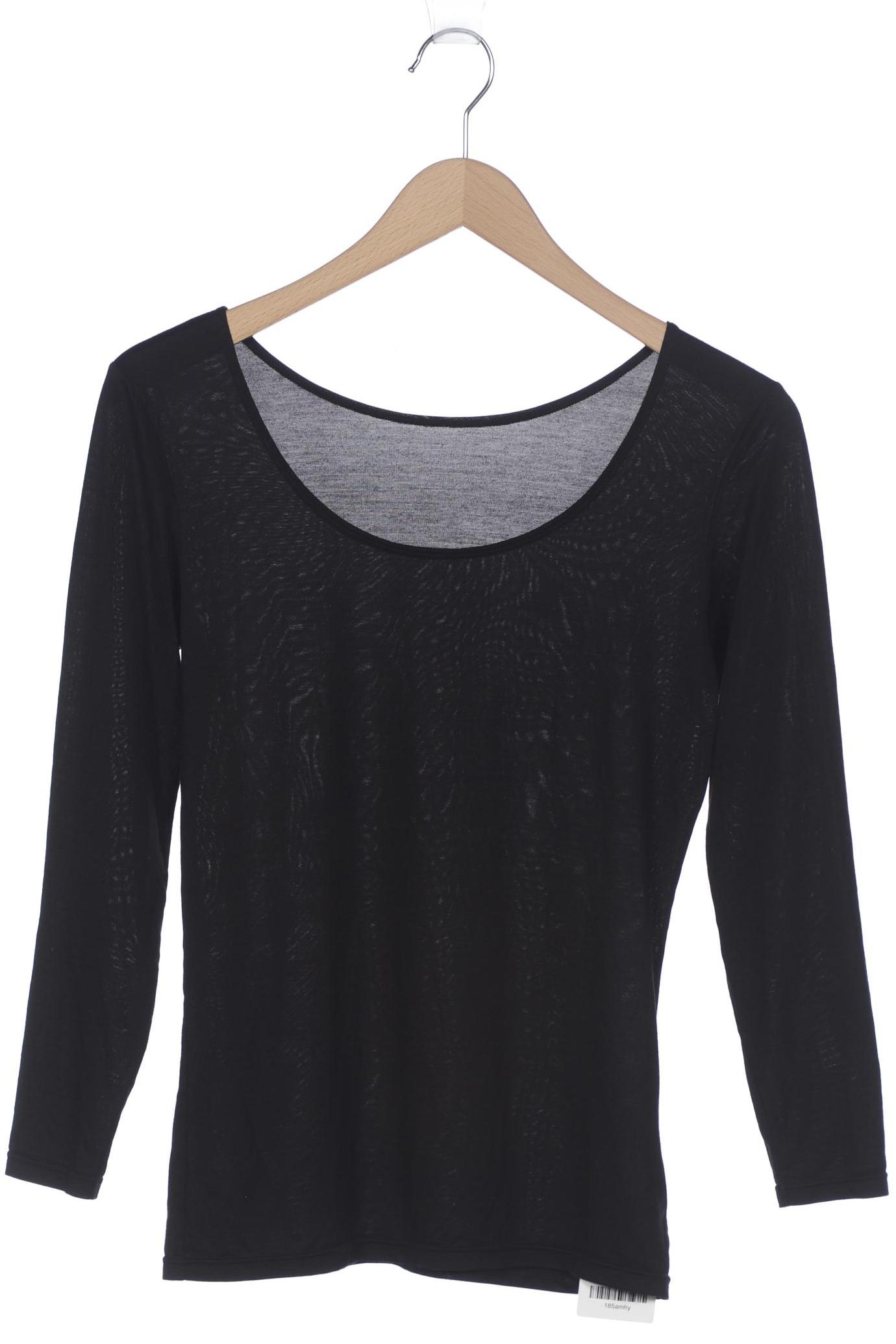 

uniqlo Damen Langarmshirt, schwarz, Gr. 38