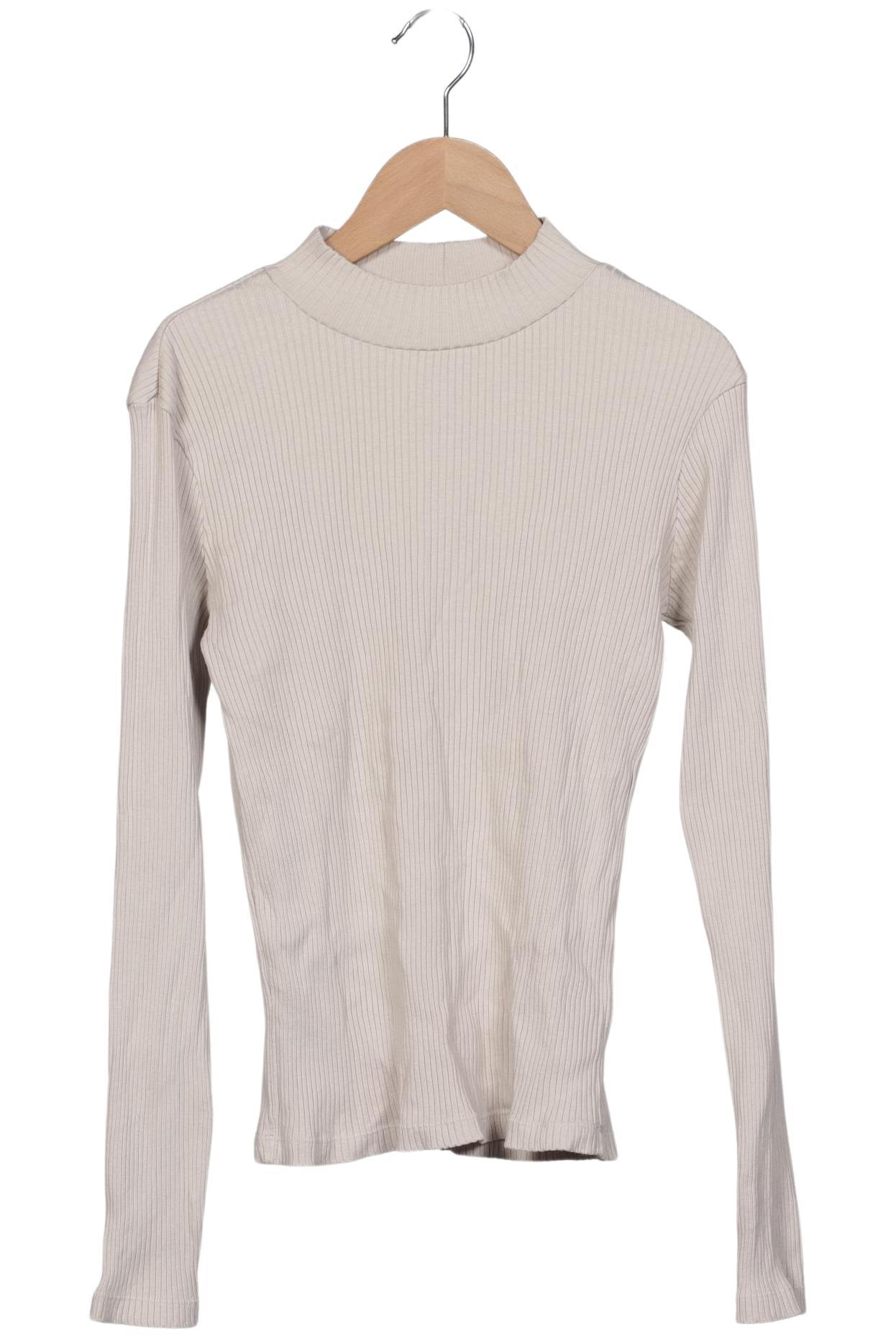 

uniqlo Damen Langarmshirt, beige, Gr. 34