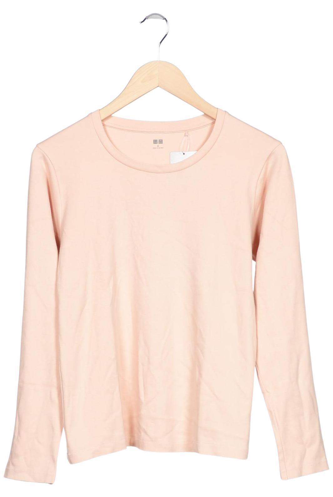 

uniqlo Damen Langarmshirt, pink, Gr. 38