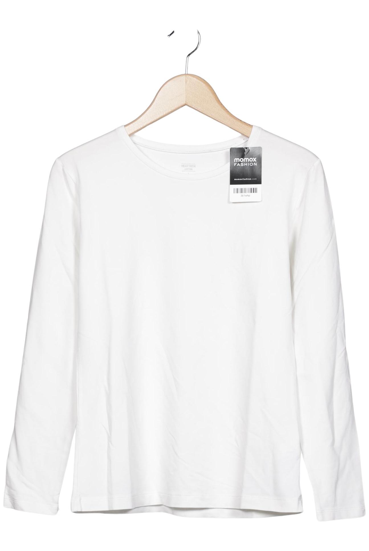

uniqlo Damen Langarmshirt, weiß, Gr. 42