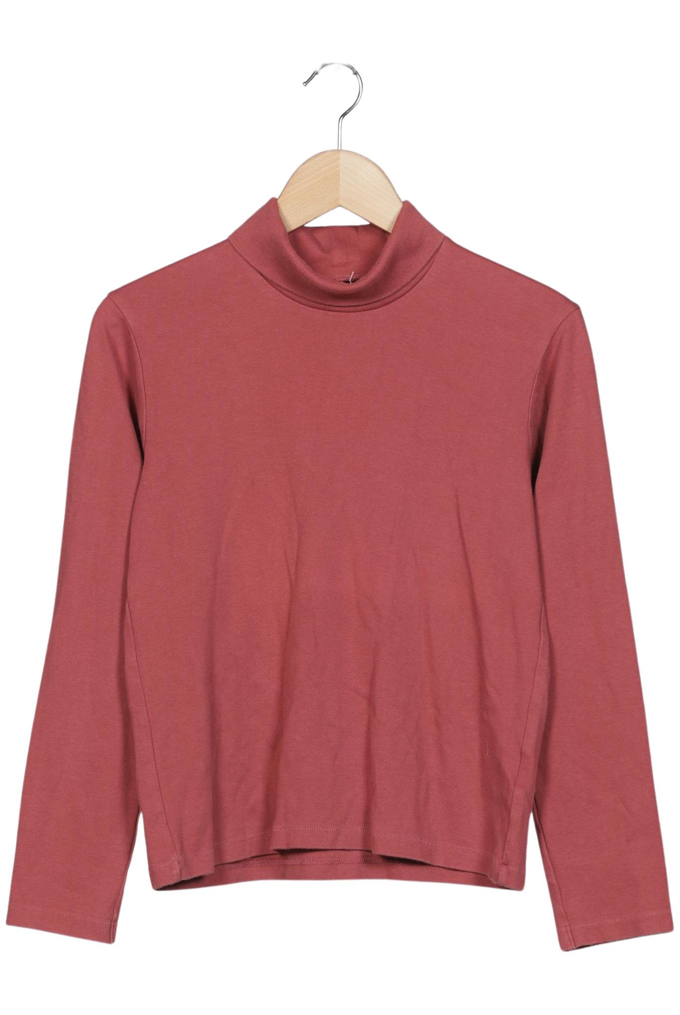 

uniqlo Damen Langarmshirt, rot, Gr. 36