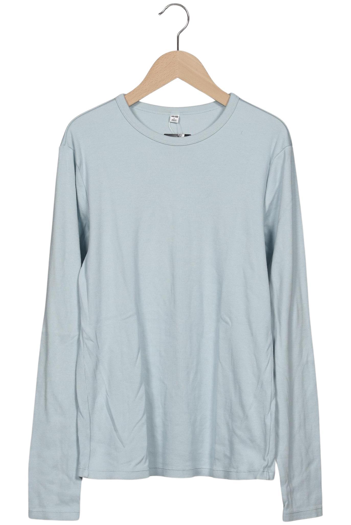

uniqlo Damen Langarmshirt, hellblau, Gr. 42
