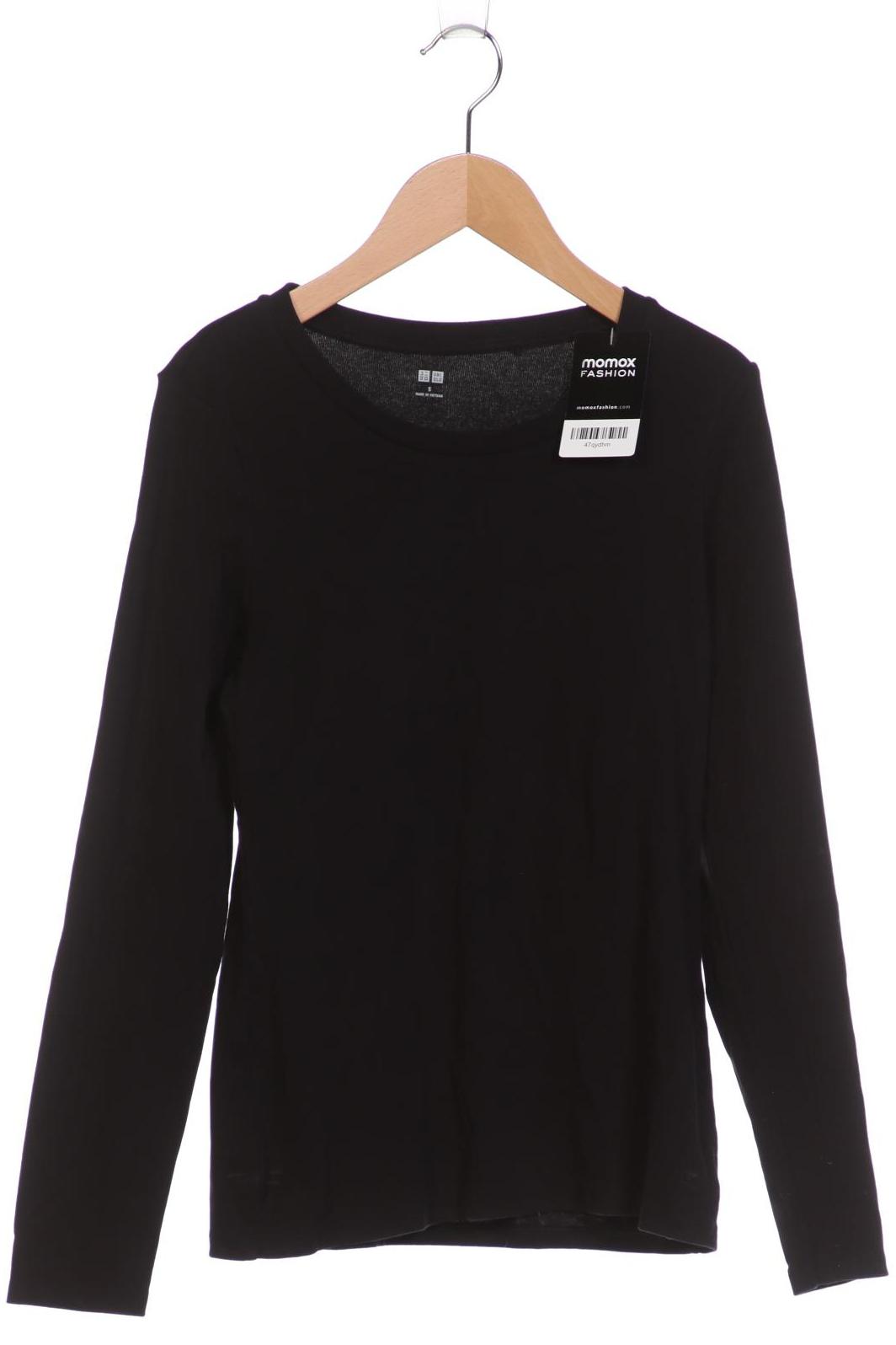 

uniqlo Damen Langarmshirt, schwarz, Gr. 36