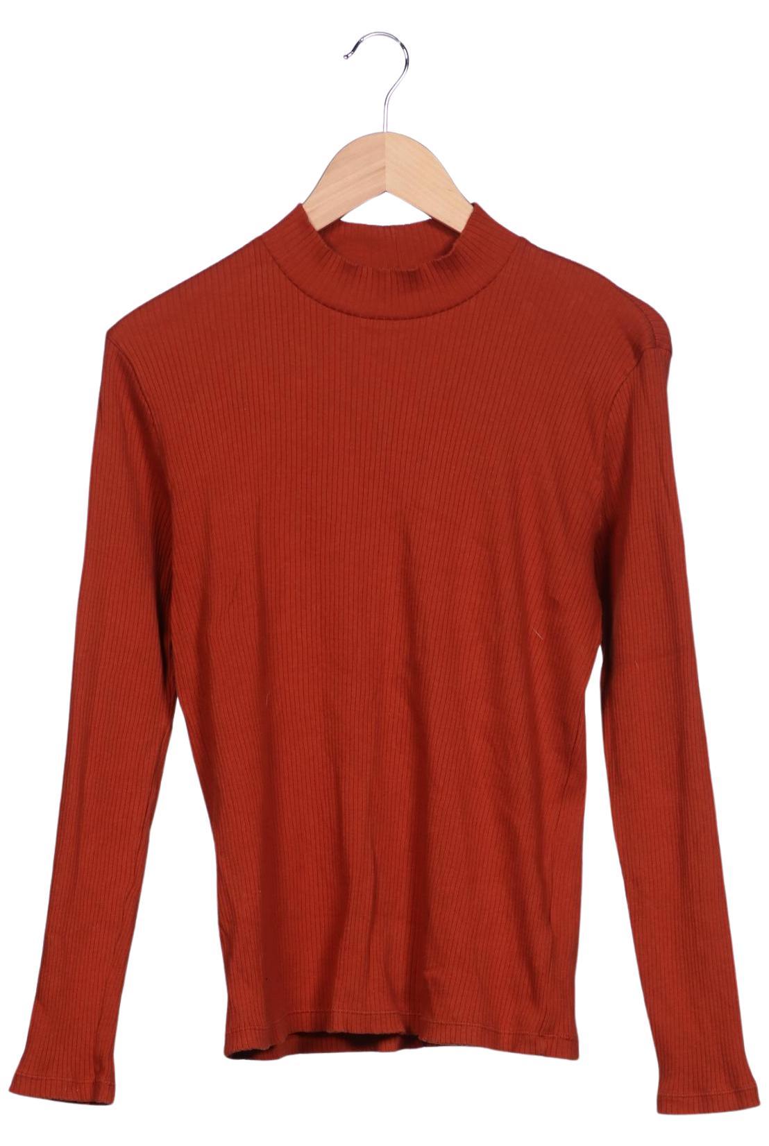 

uniqlo Damen Langarmshirt, orange, Gr. 42