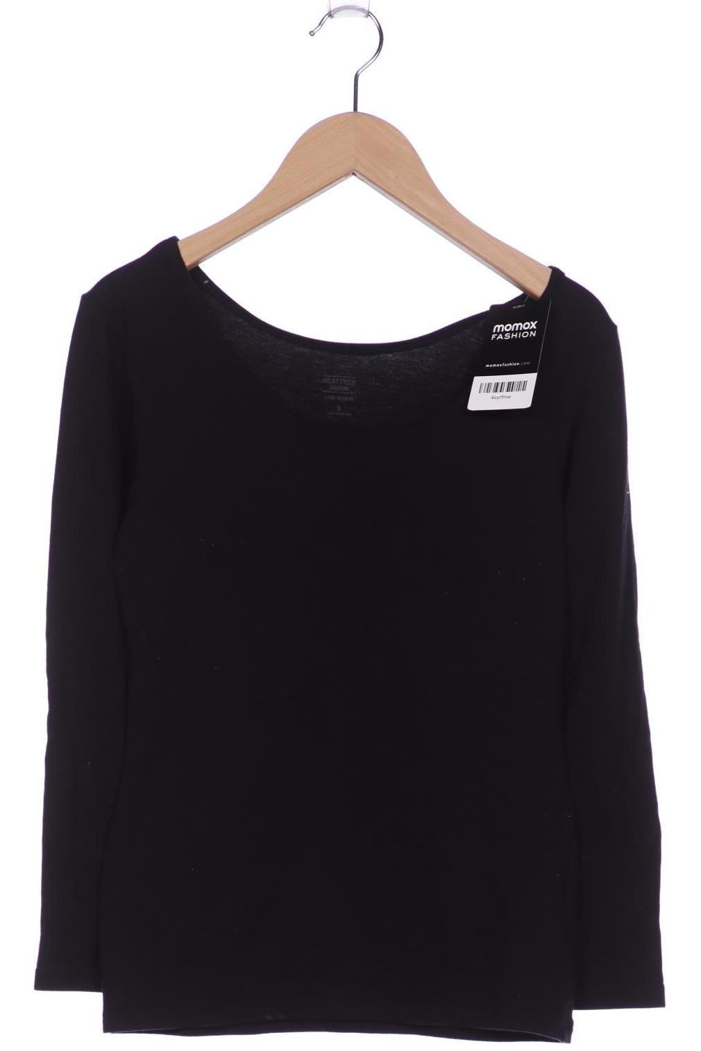 

uniqlo Damen Langarmshirt, schwarz, Gr. 36