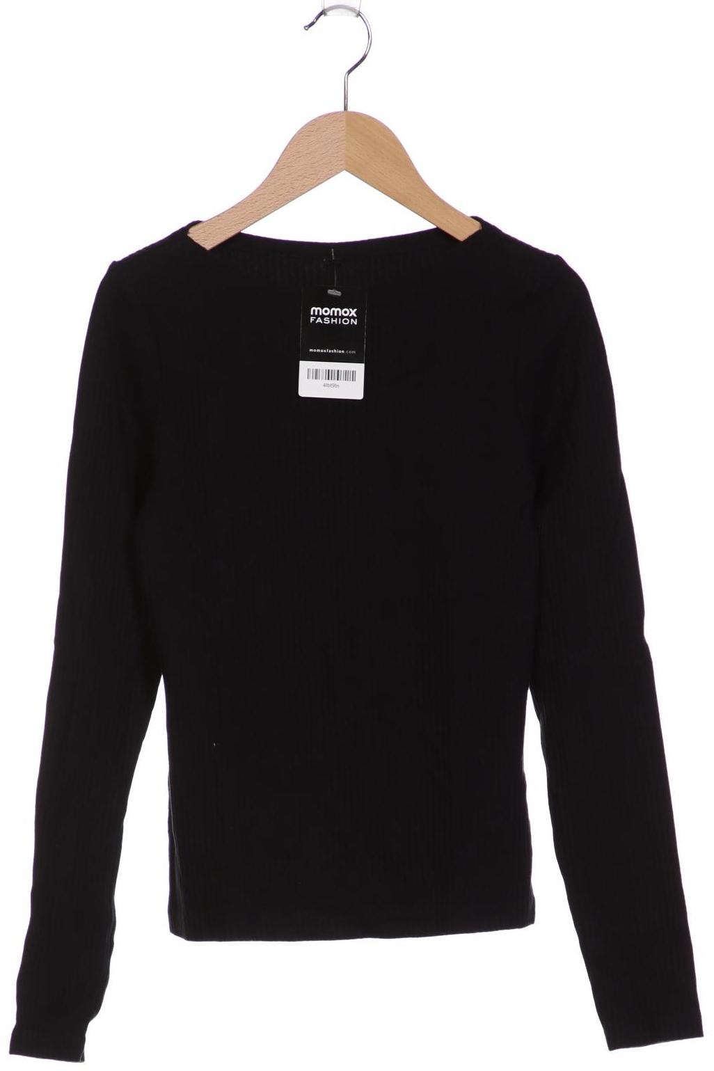 

uniqlo Damen Langarmshirt, schwarz, Gr. 34