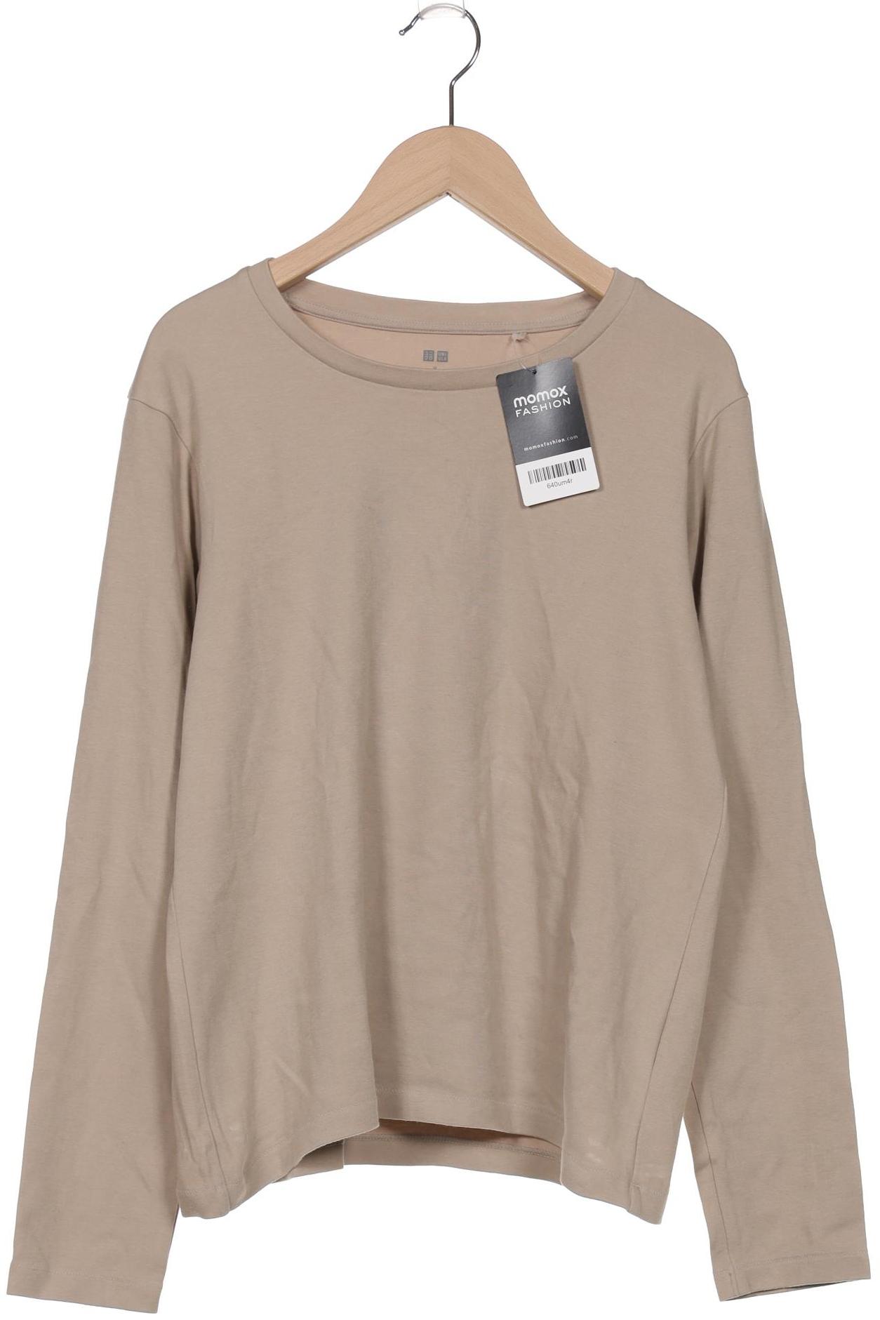 

uniqlo Damen Langarmshirt, grau, Gr. 38