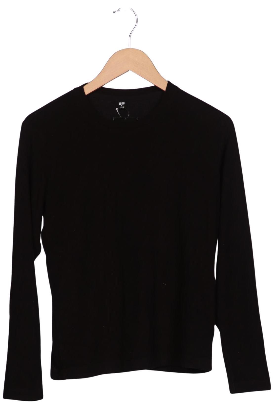 

uniqlo Damen Langarmshirt, schwarz, Gr. 38