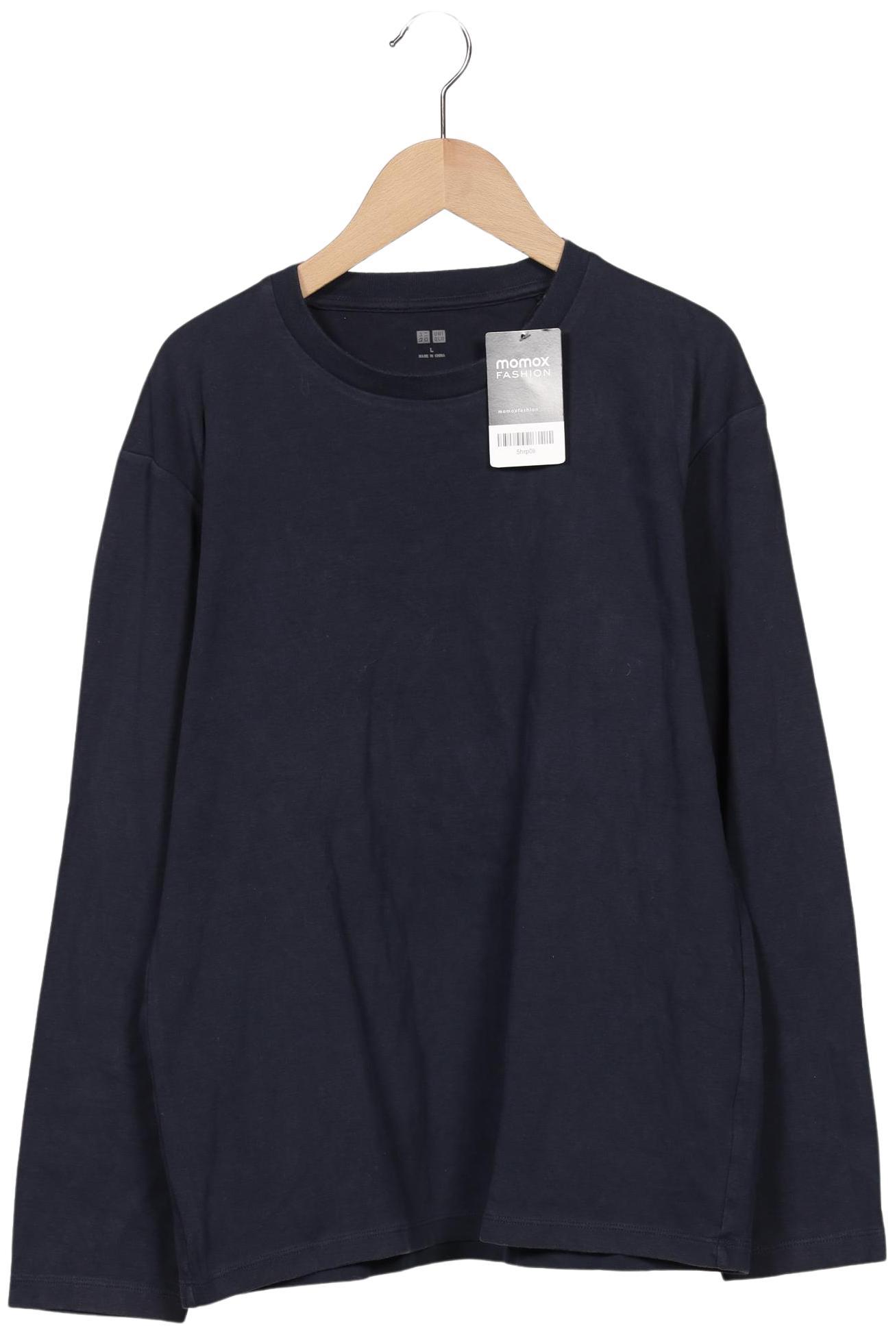

uniqlo Damen Langarmshirt, marineblau, Gr. 42