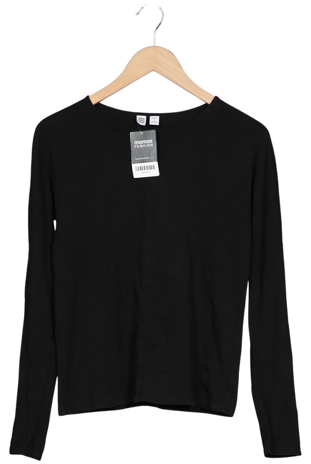 

uniqlo Damen Langarmshirt, schwarz, Gr. 38